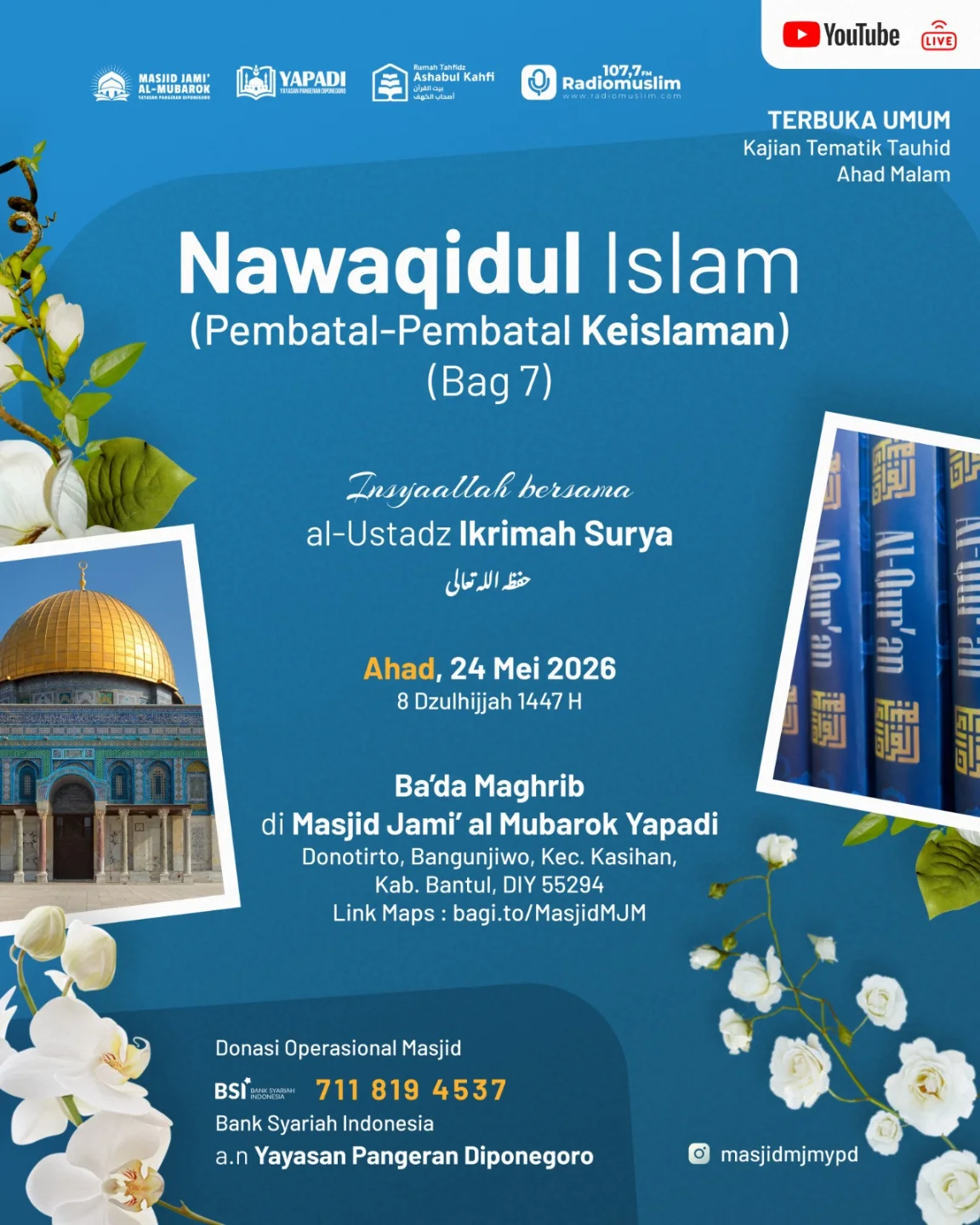 Nawaqidul Islam (Pembatal-Pembatal Keislaman) (Bag 7)