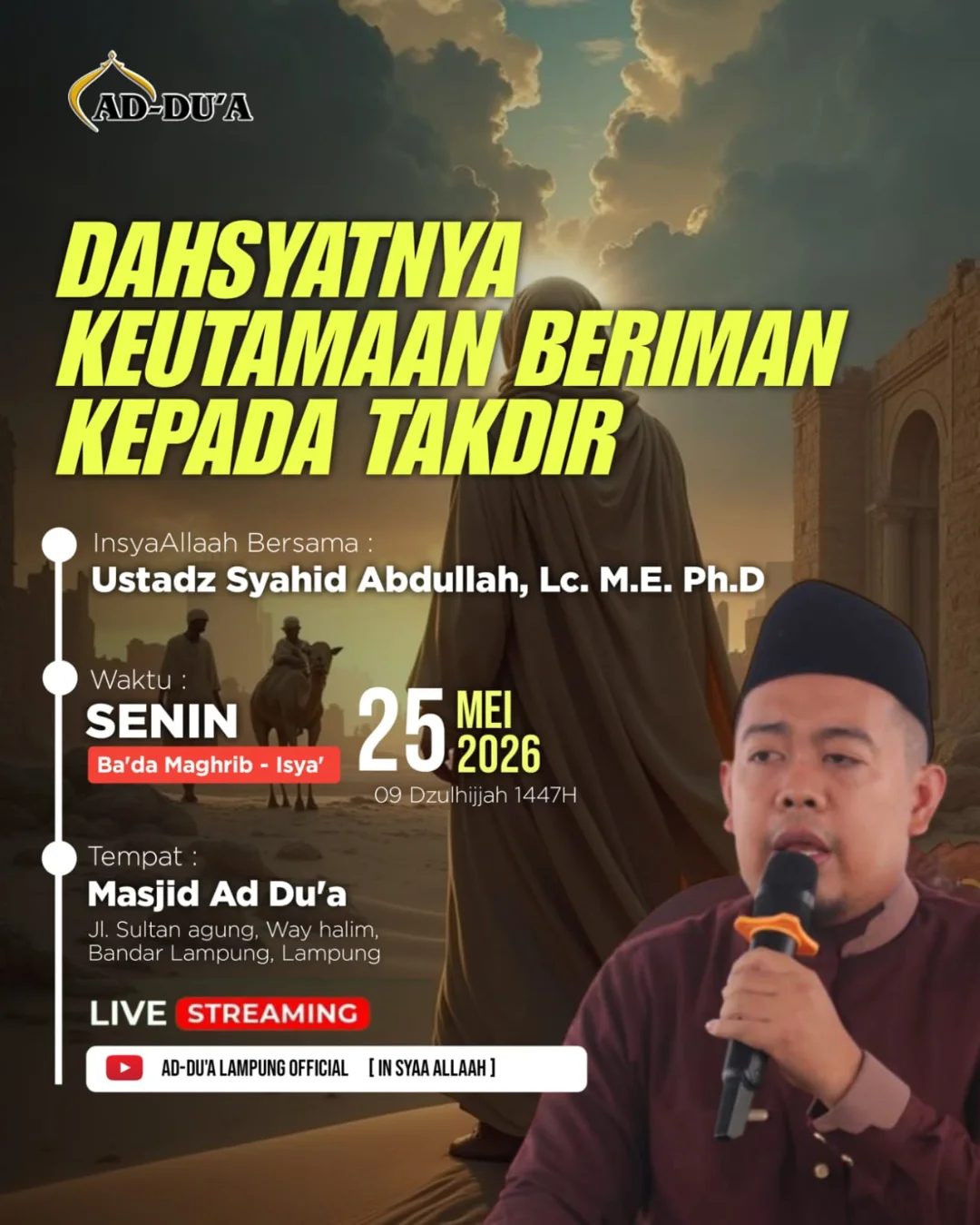 Dahsyatnya Keutamaan Beriman Kepada Takdir