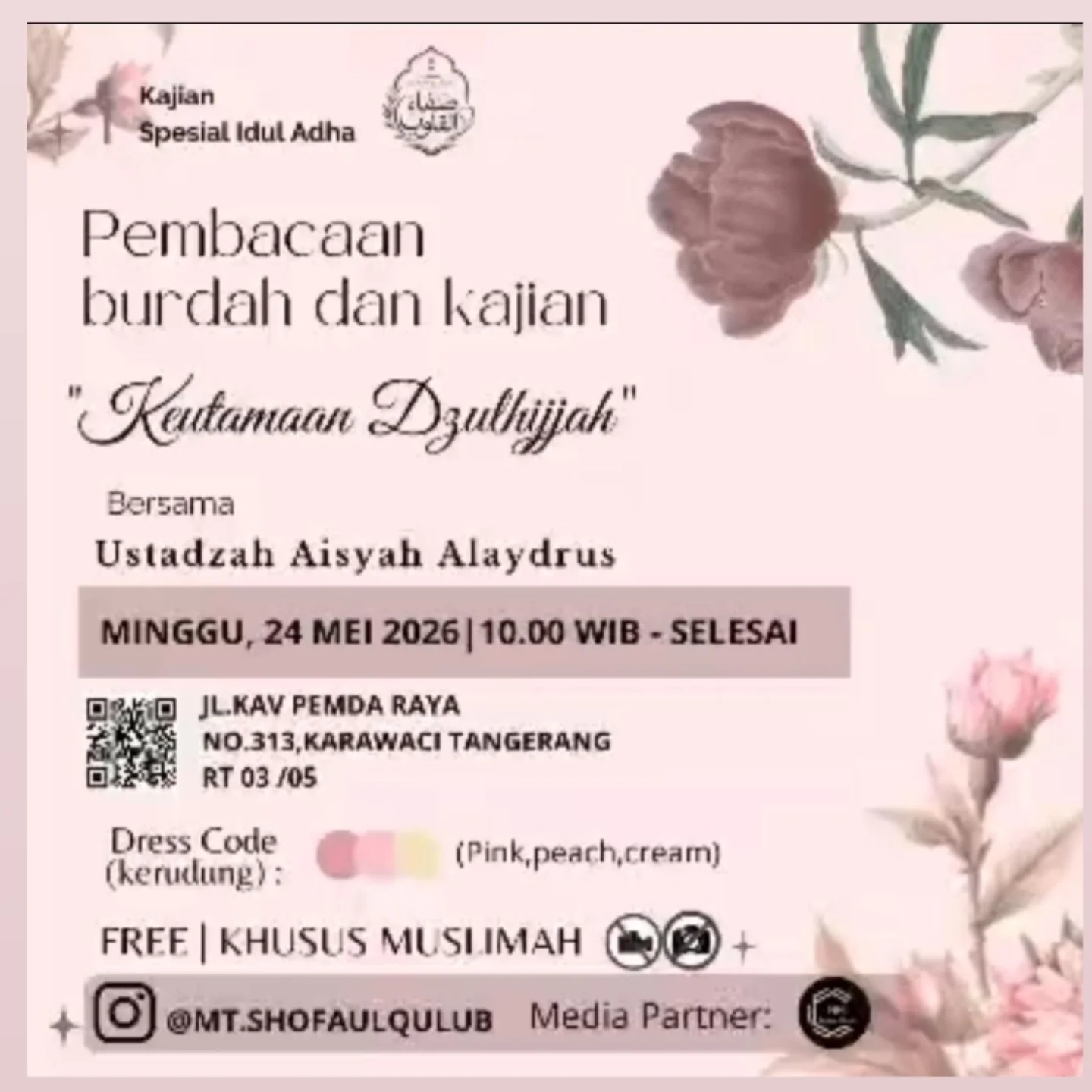 Pembacaan Burdah dan Kajian