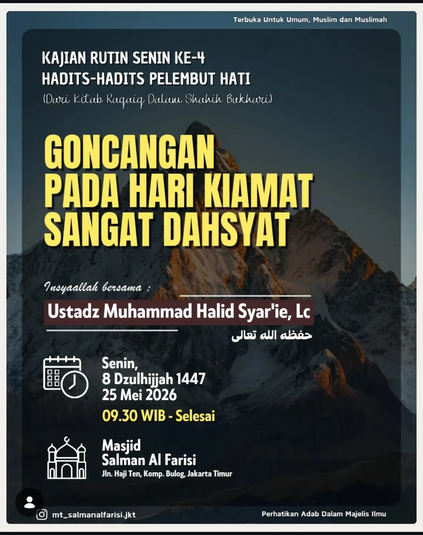 Guncangan Pada Hari Kiamat Sangat Dahsyat