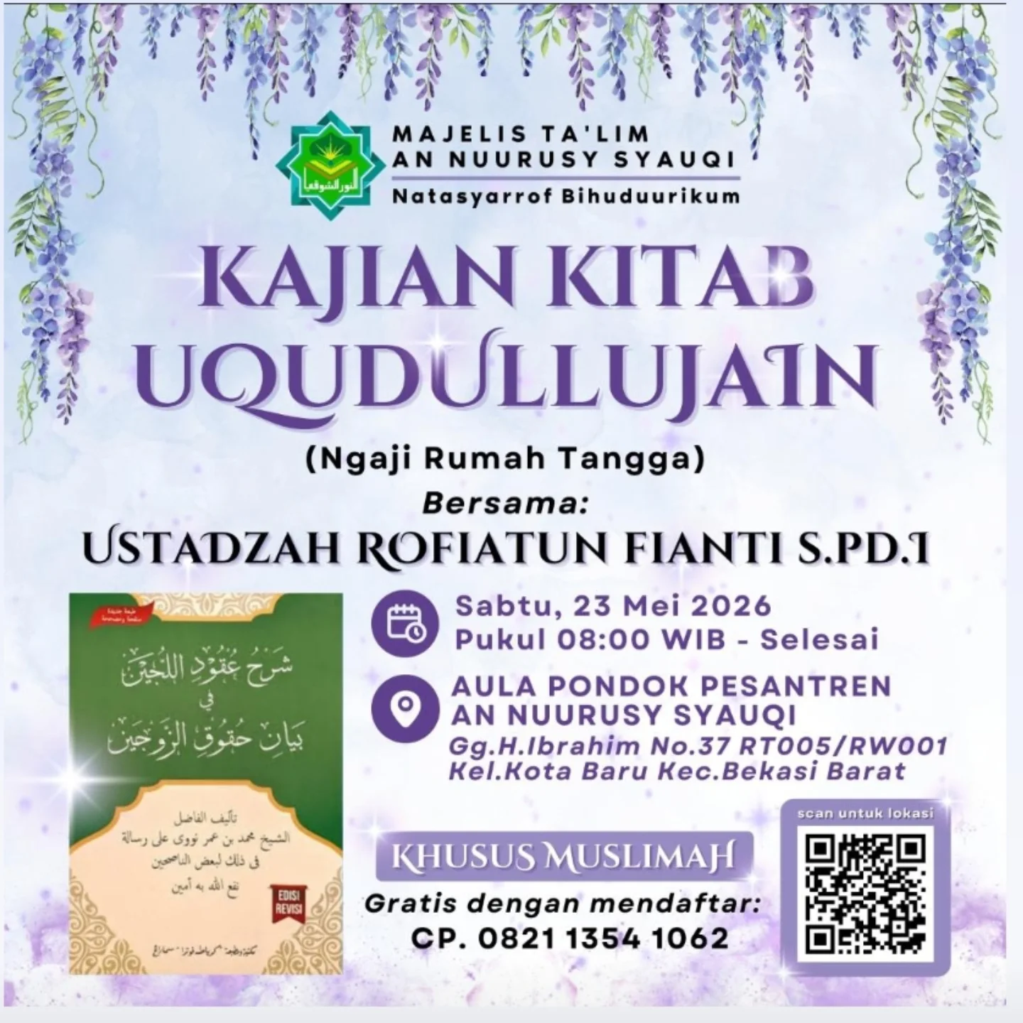 Kajian Kitab UQUDUL LUJAIN