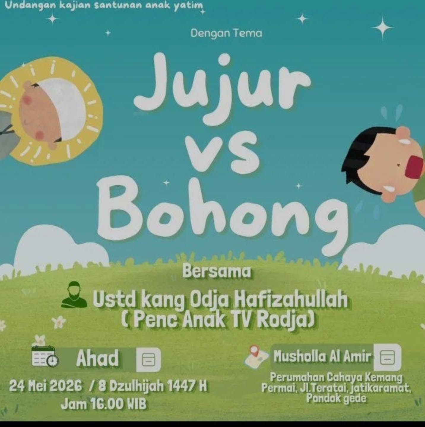 Jujur vs Bohong