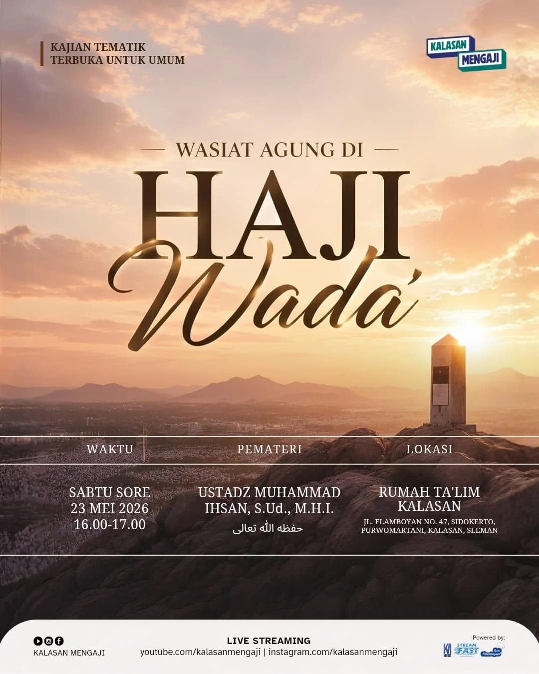 Wasiat Agung di Haji Wada'