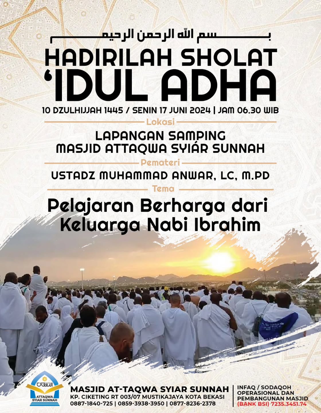 HADIRILAH SHOLAT IDUL ADHA