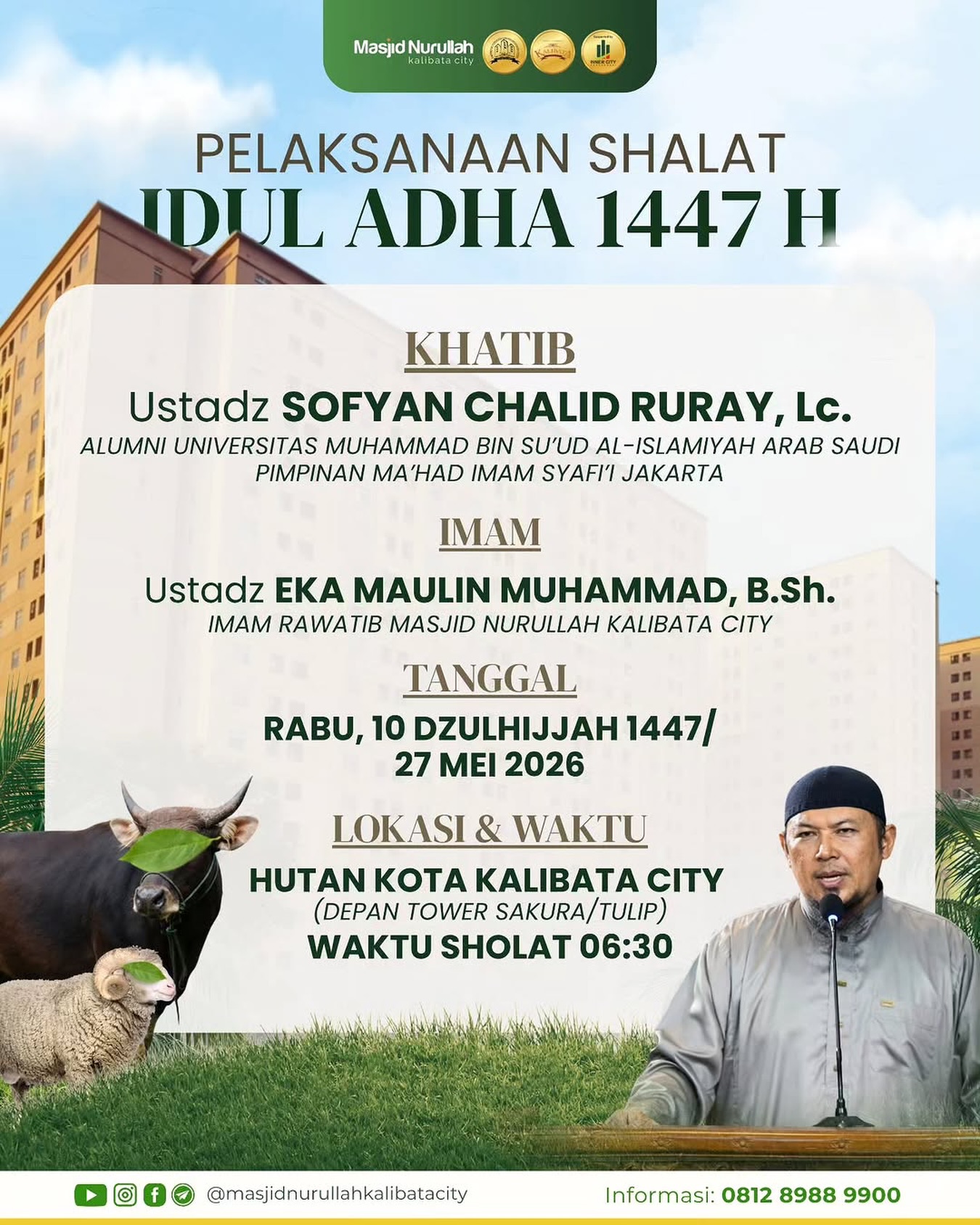 PELAKSANAAN SHALAT IDUL ADHA 1447 H