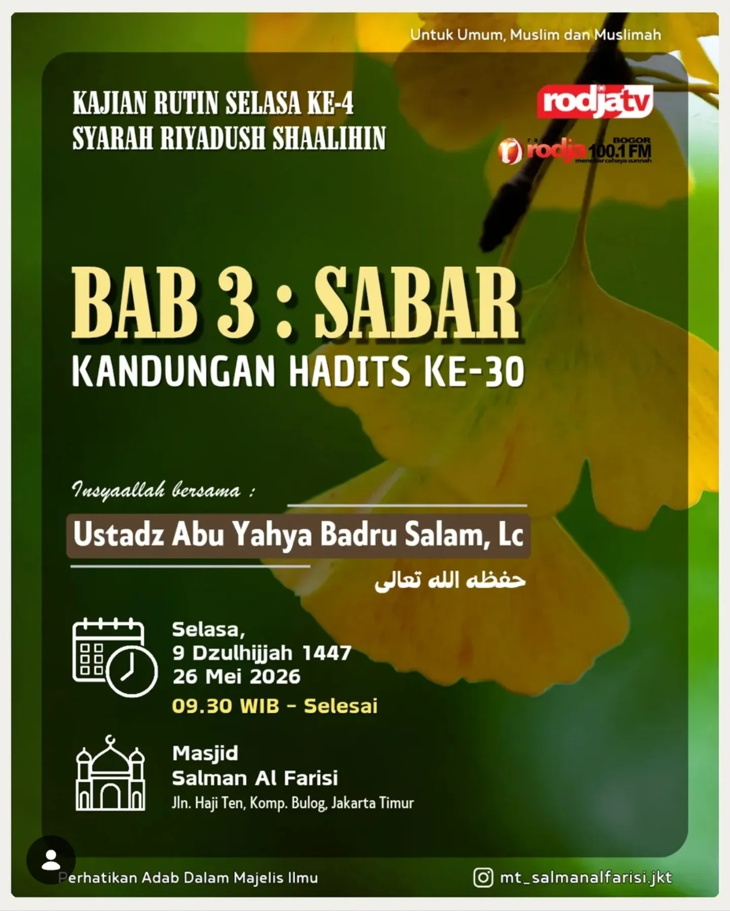 BAB 3 : SABAR