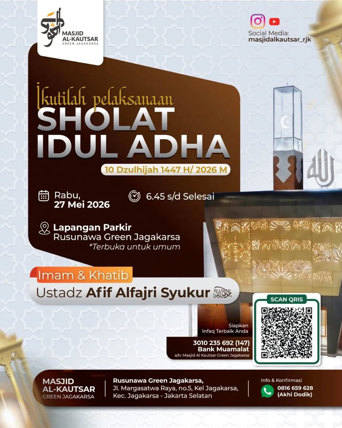 Ikutilah pelaksanaan SHOLAT IDUL ADHA