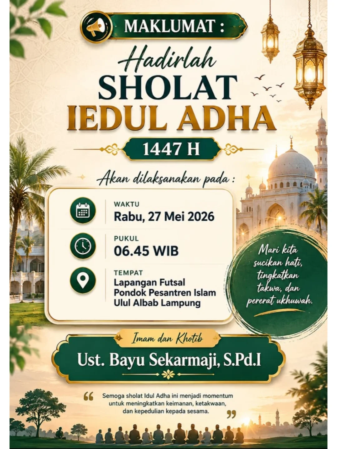 Sholat Iedul Adha