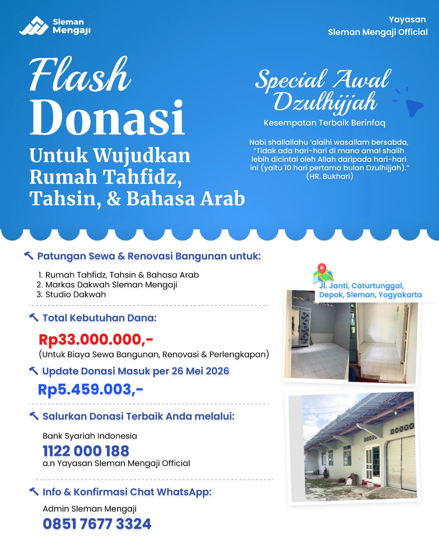 Flash Donasi Special Awal Dzulhijjah
