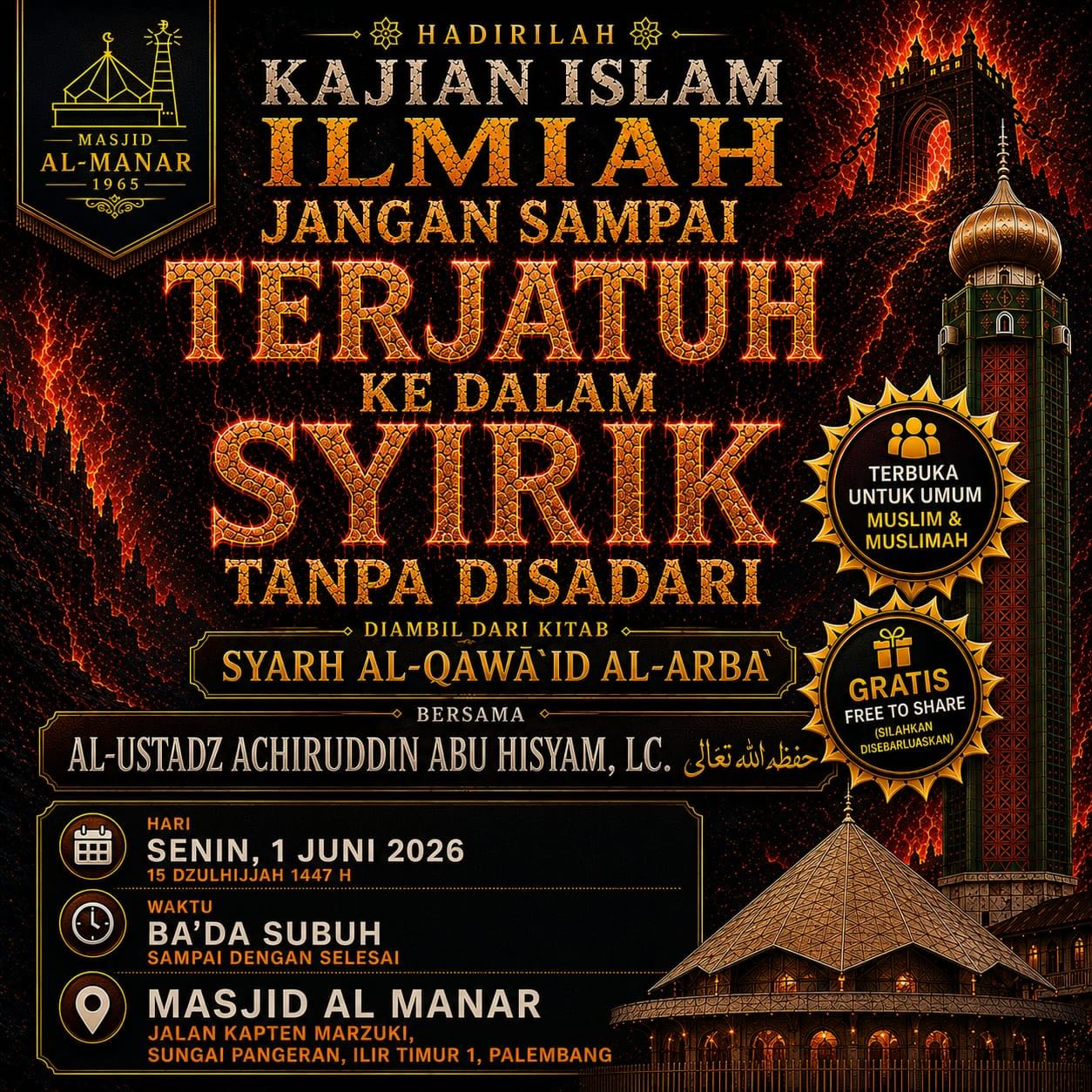 Jangan Sampai Terjatuh ke Dalam Syirik Tanpa Disadari