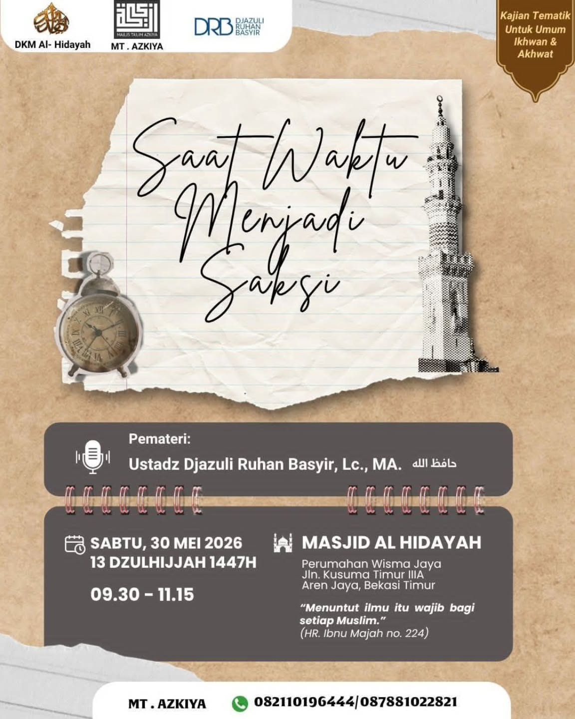 Saat Waktu Menjadi Saksi