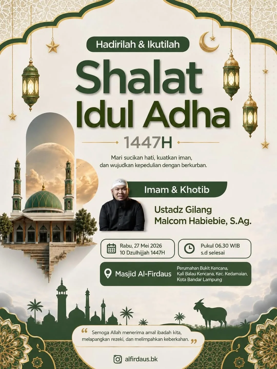 Shalat Idul Adha 1447H