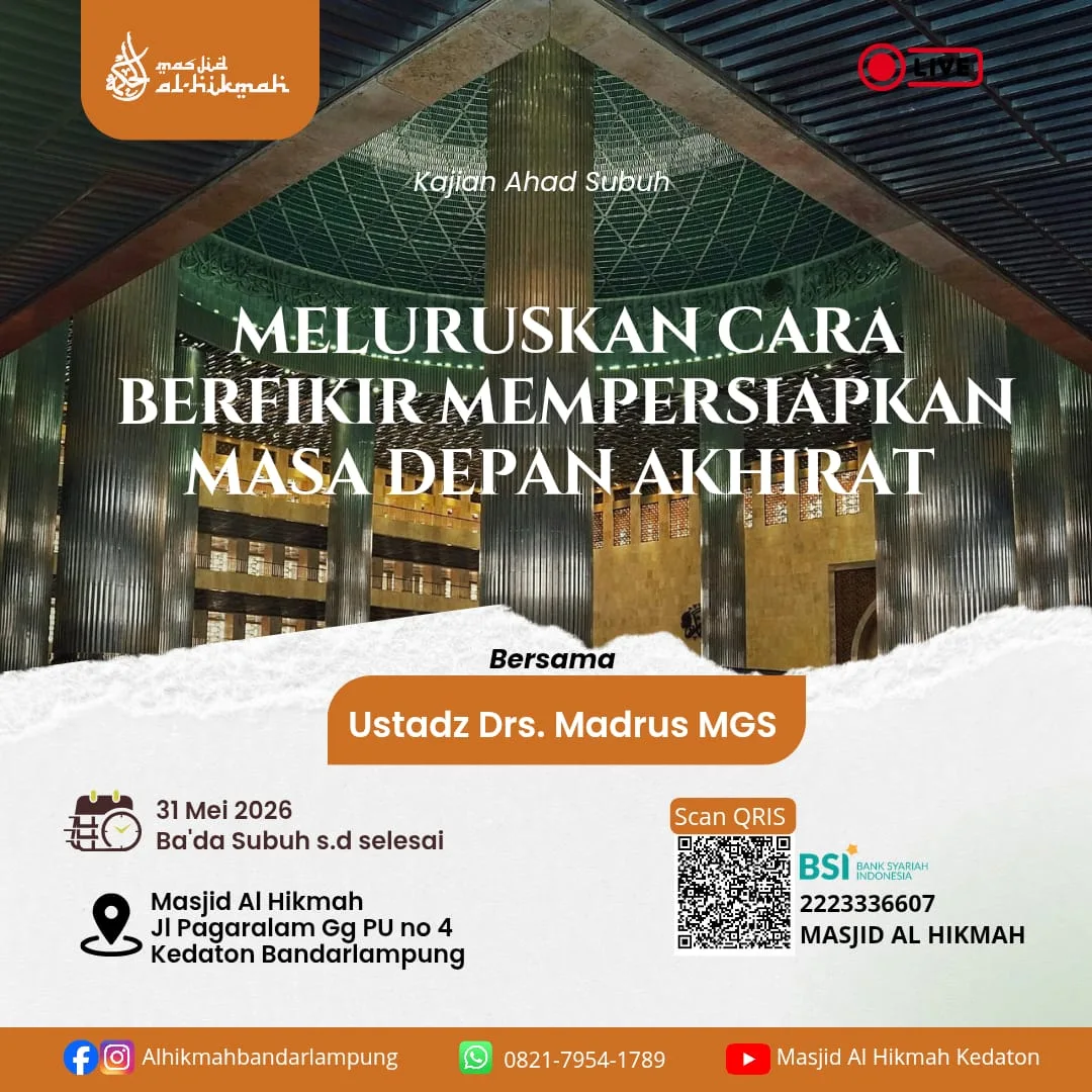 Meluruskan Cara Berfikir Memperisapkan Masa Depan Akhirat