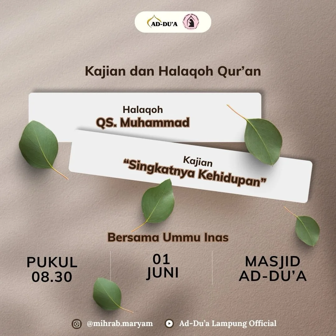 Kajian dan Halaqoh Qur’an