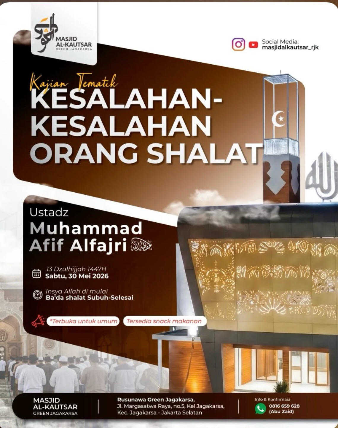 Kajian Tematik: Kesalahan-Kesalahan Orang Shalat