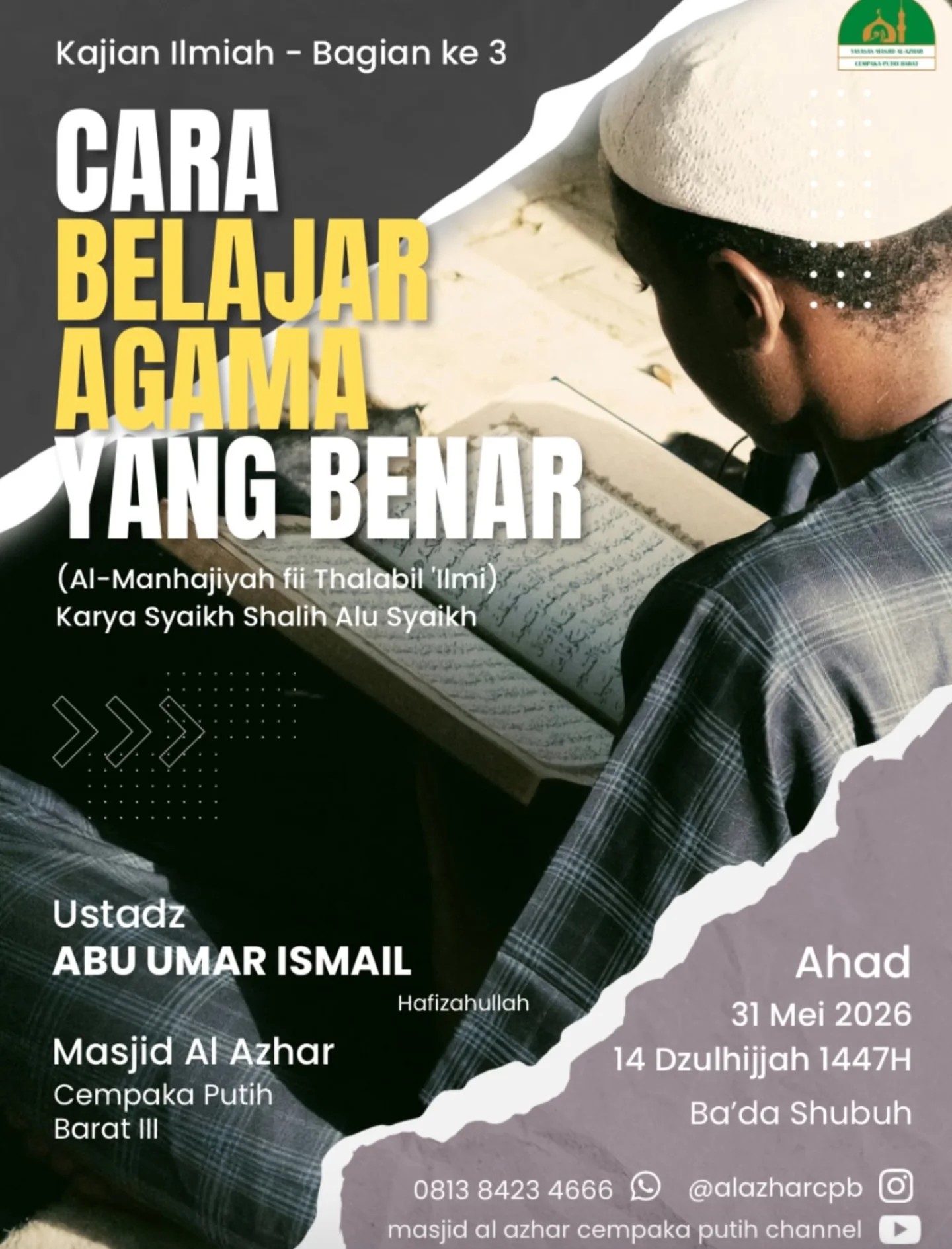 CARA BELAJAR AGAMA YANG BENAR