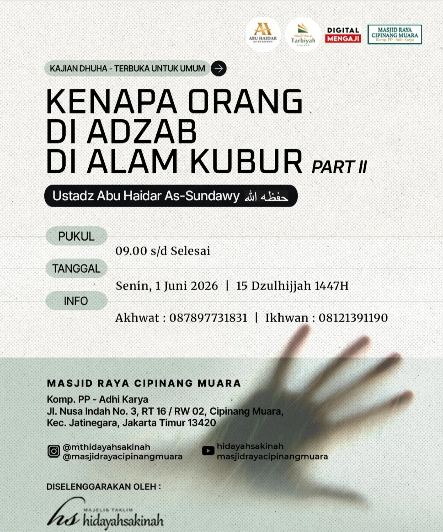 KENAPA ORANG DI ADZAB DI ALAM KUBUR PART II