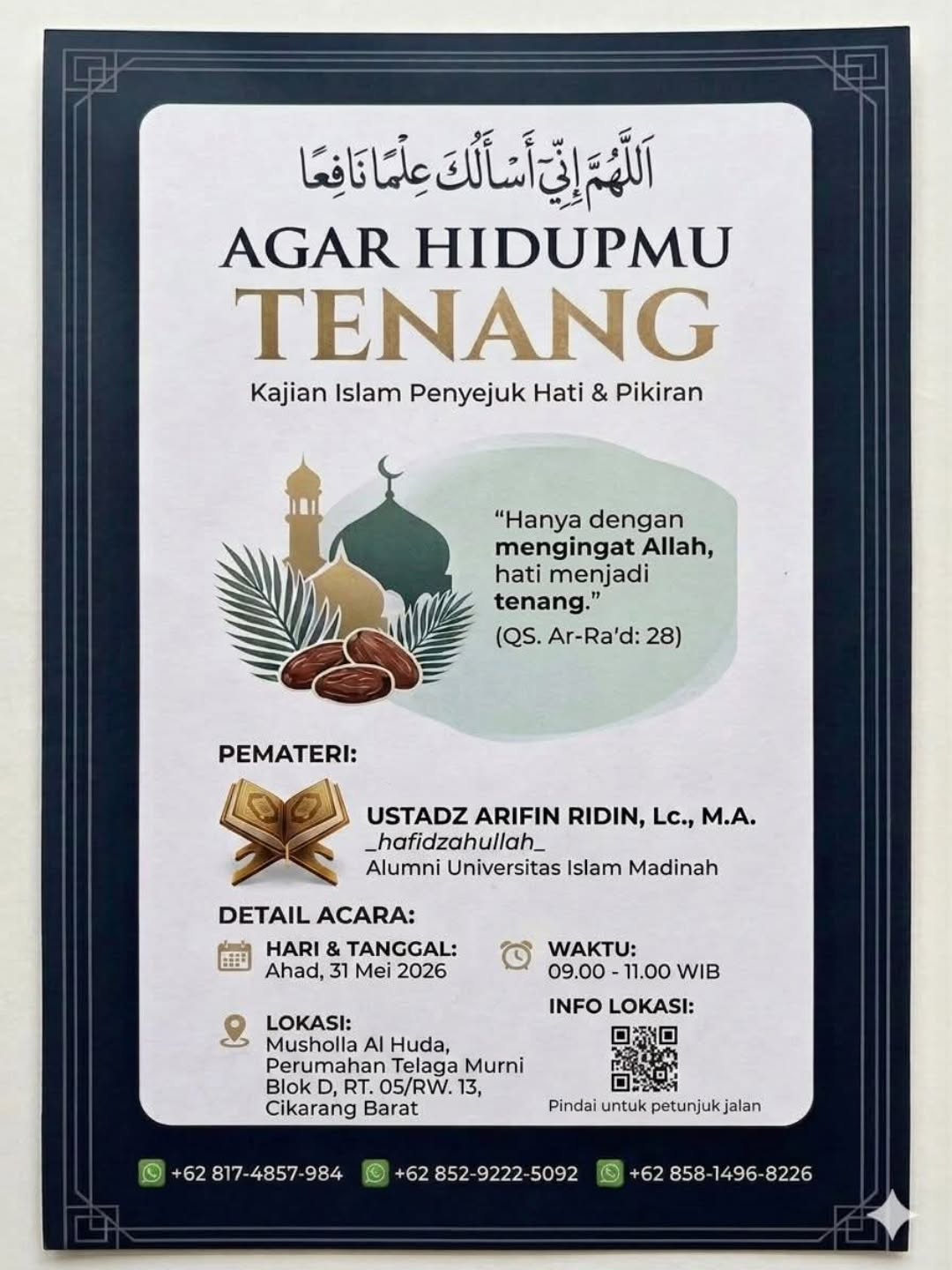 Agar Hidupmu Tenang