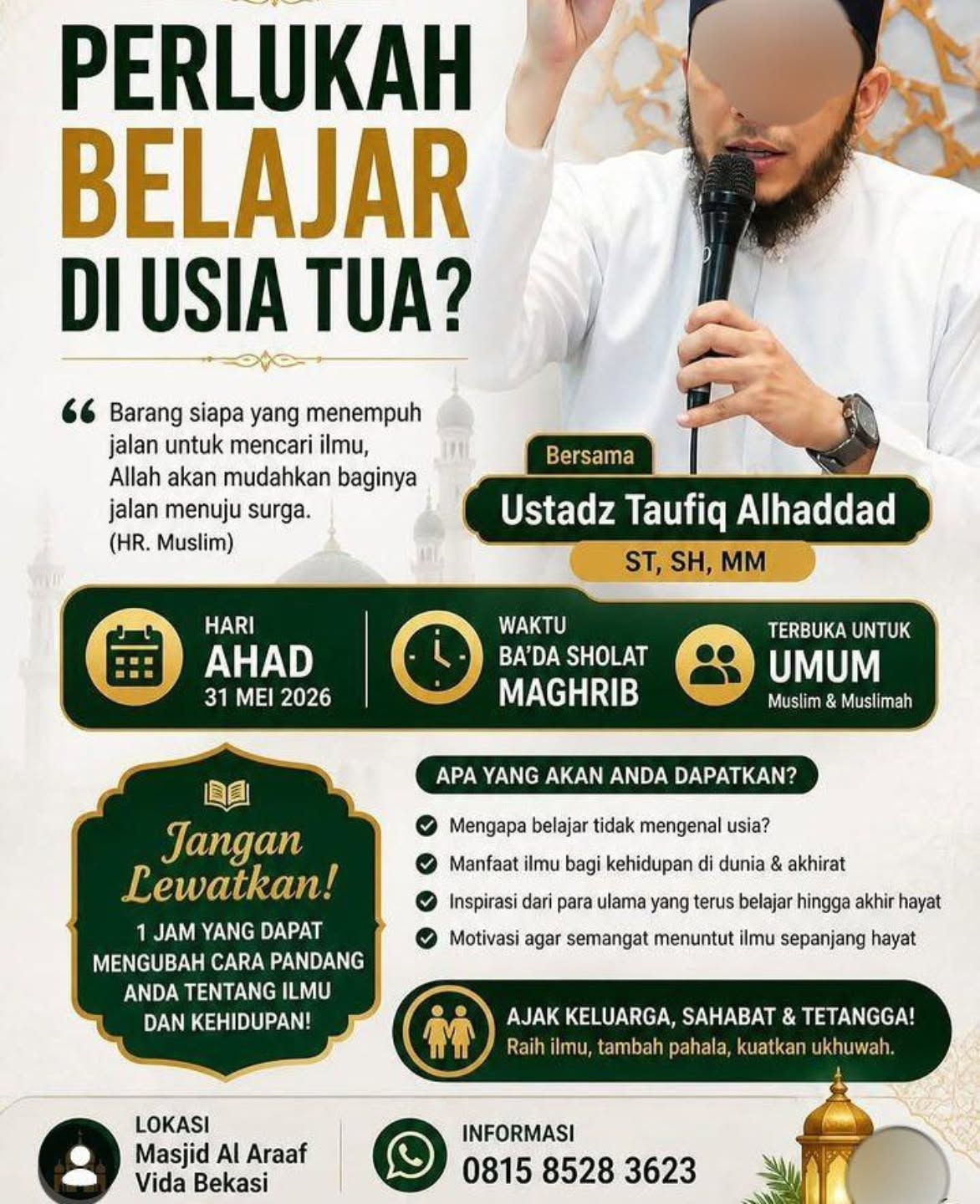 PERLUKAH BELAJAR DI USIA TUA?