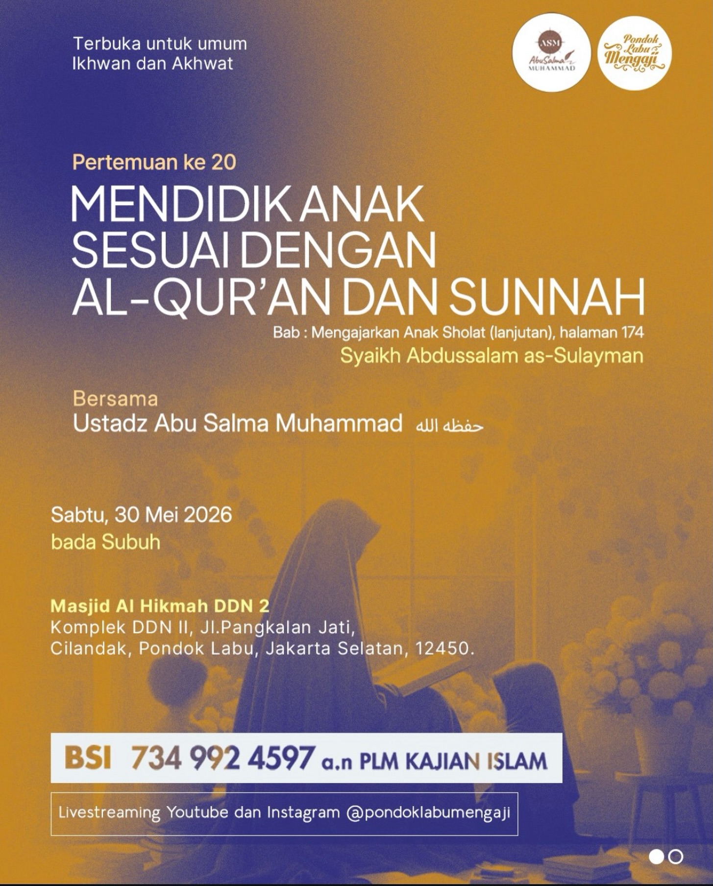 Mendidik Anak Sesuai dengan Al-Qur’an dan Sunnah
