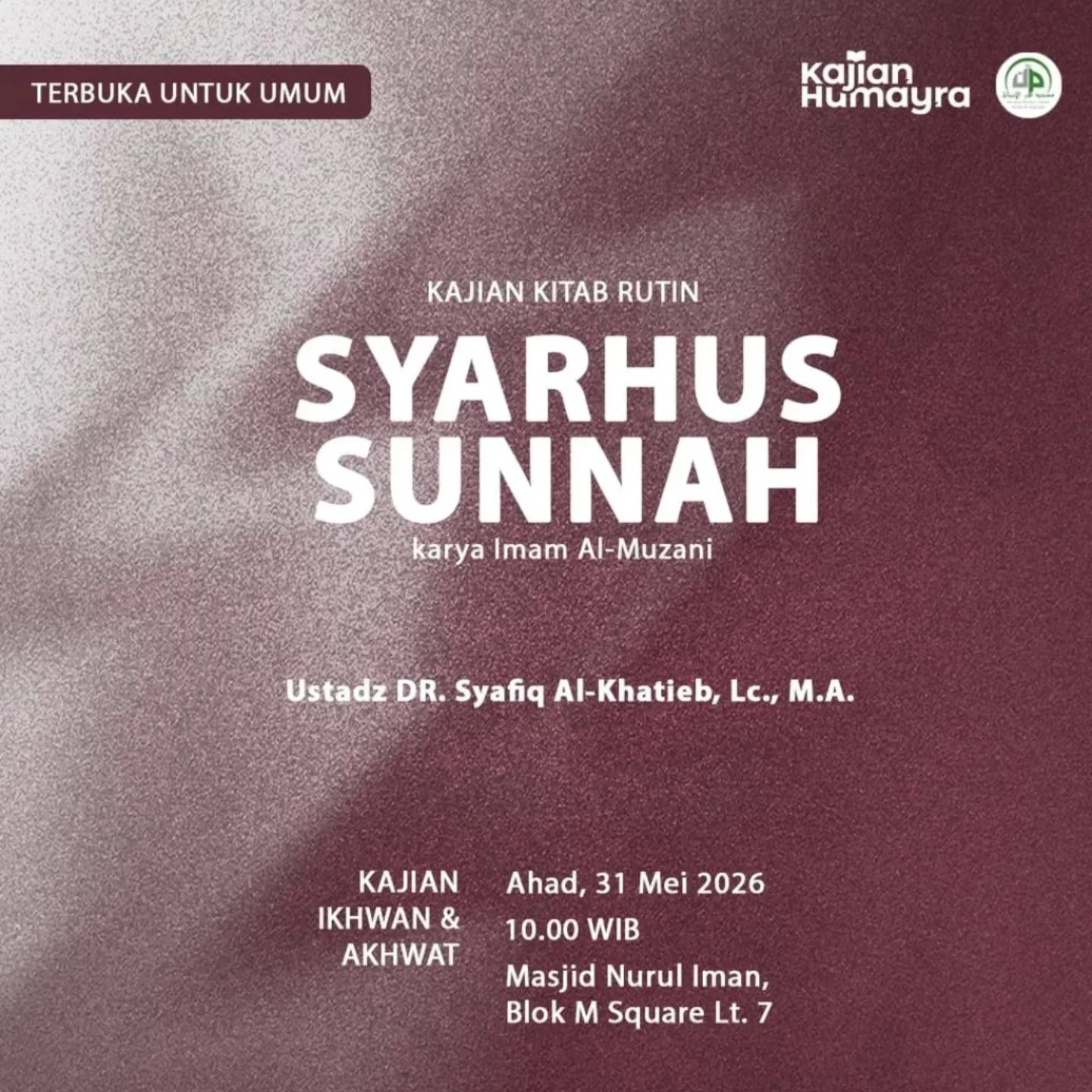 SYARHUS SUNNAH