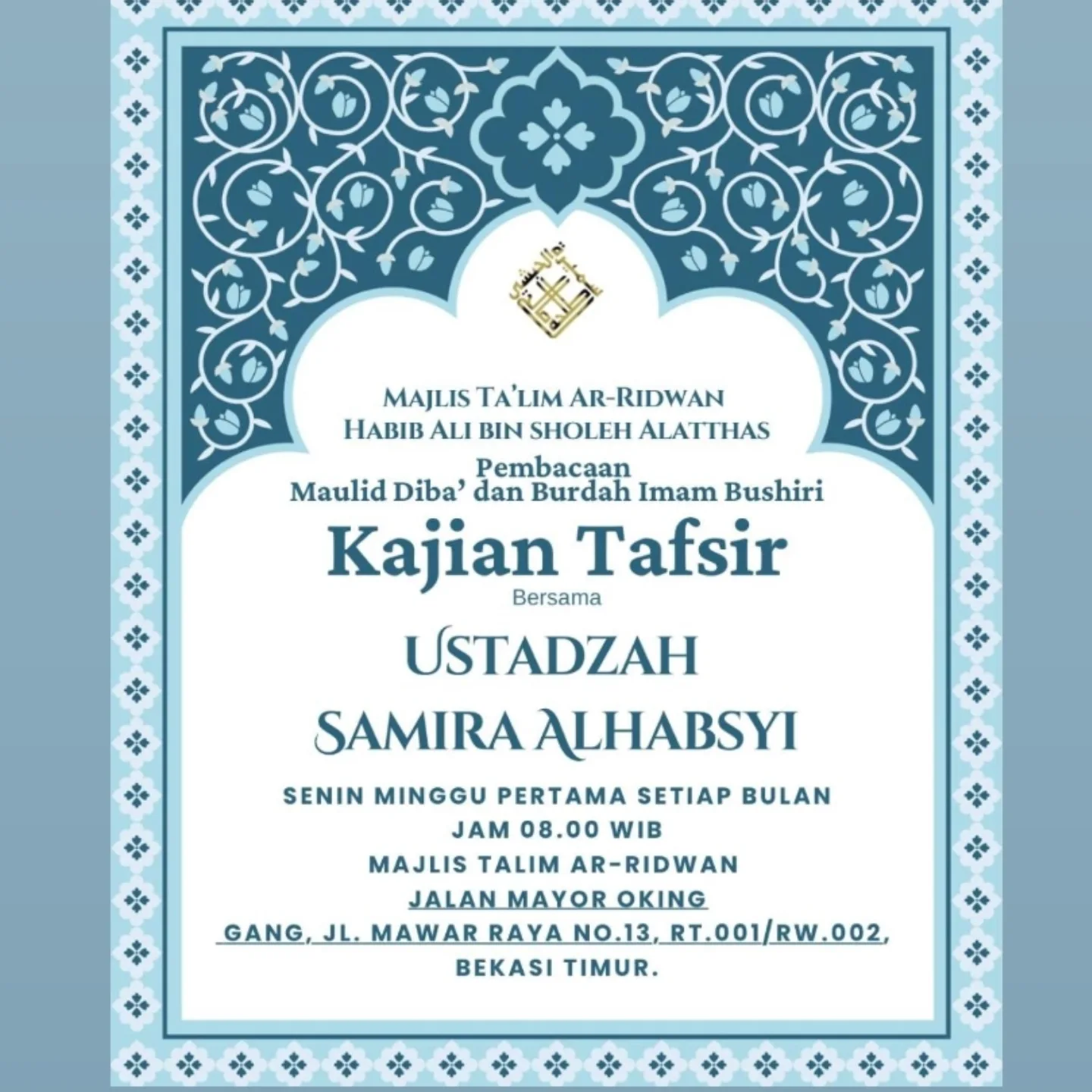 Kajian Tafsir Bersama Ustadzah Samira Alhabsiy