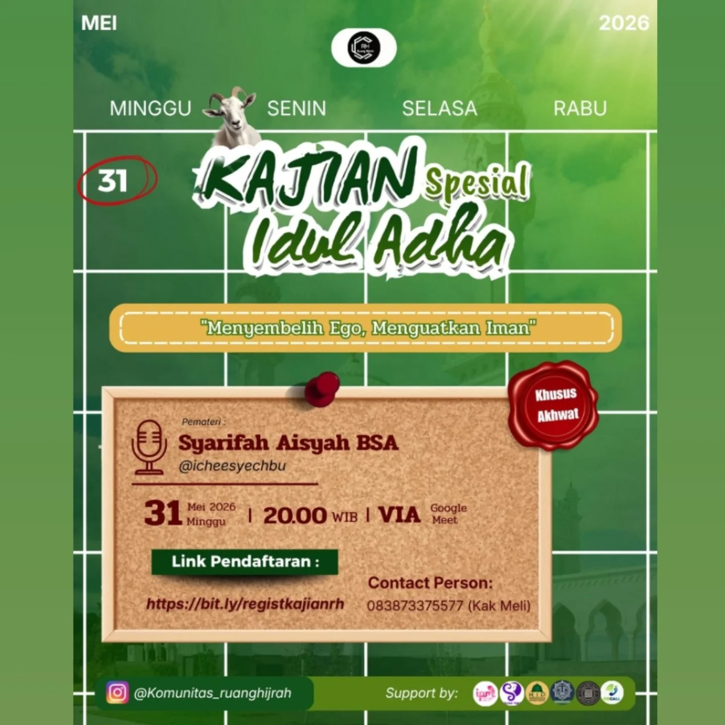 Kajian Spesial Idul Adha