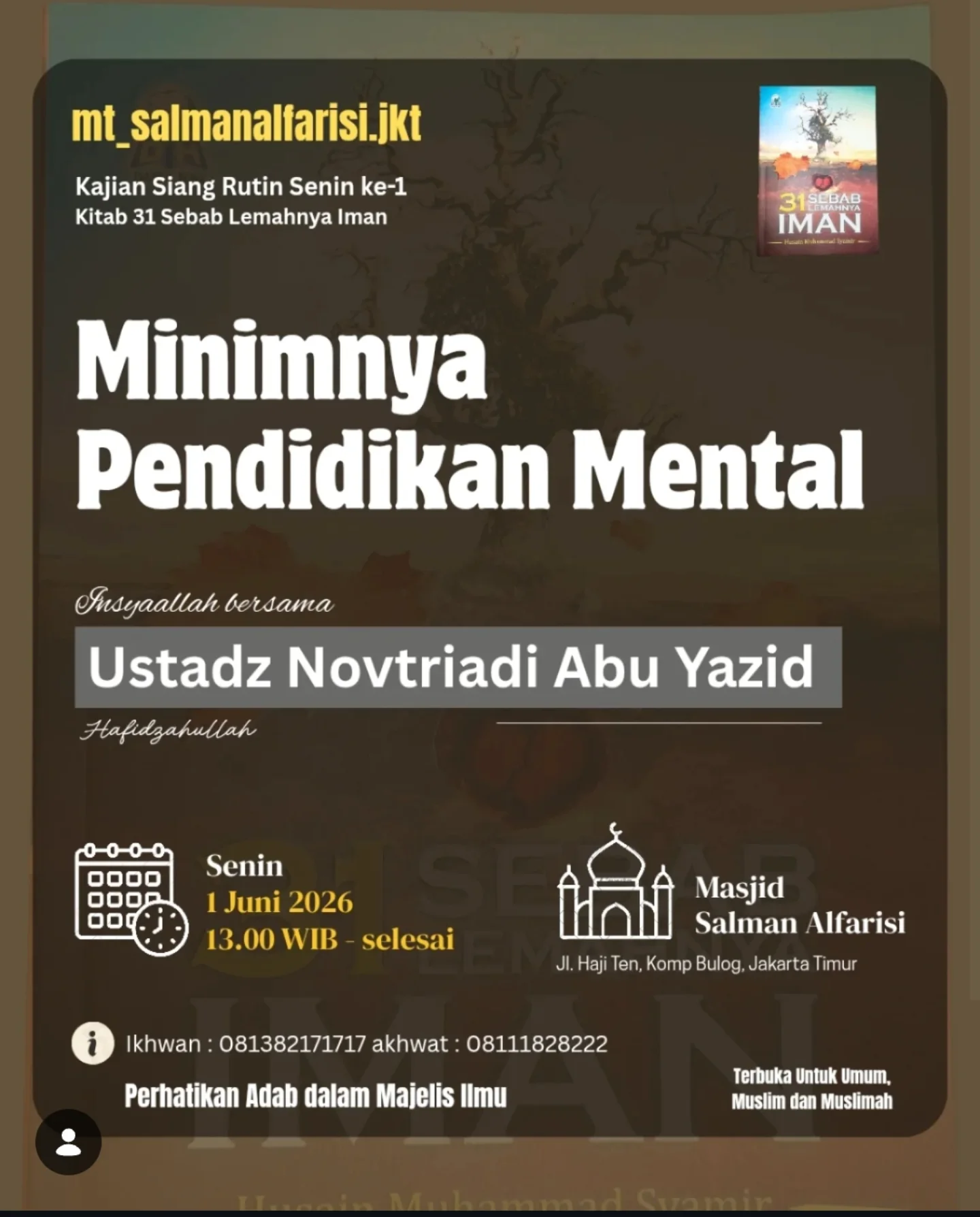 Minimnya Pendidikan Mental