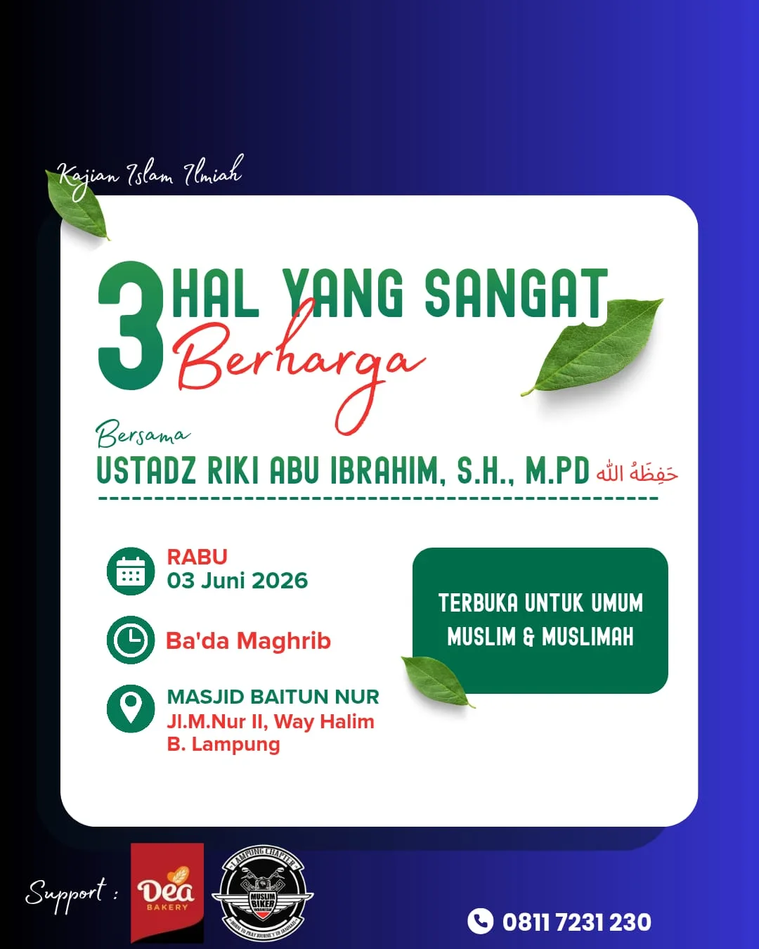 3 Hal Yang Sangat Berharga