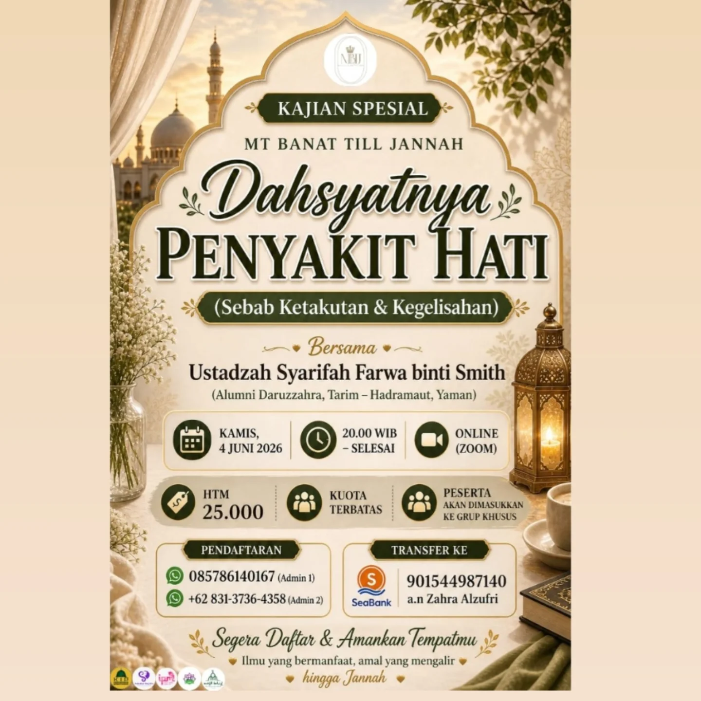 Dahsyatnya Penyakit Hati (Sebab Ketakutan & Kegelisahan)