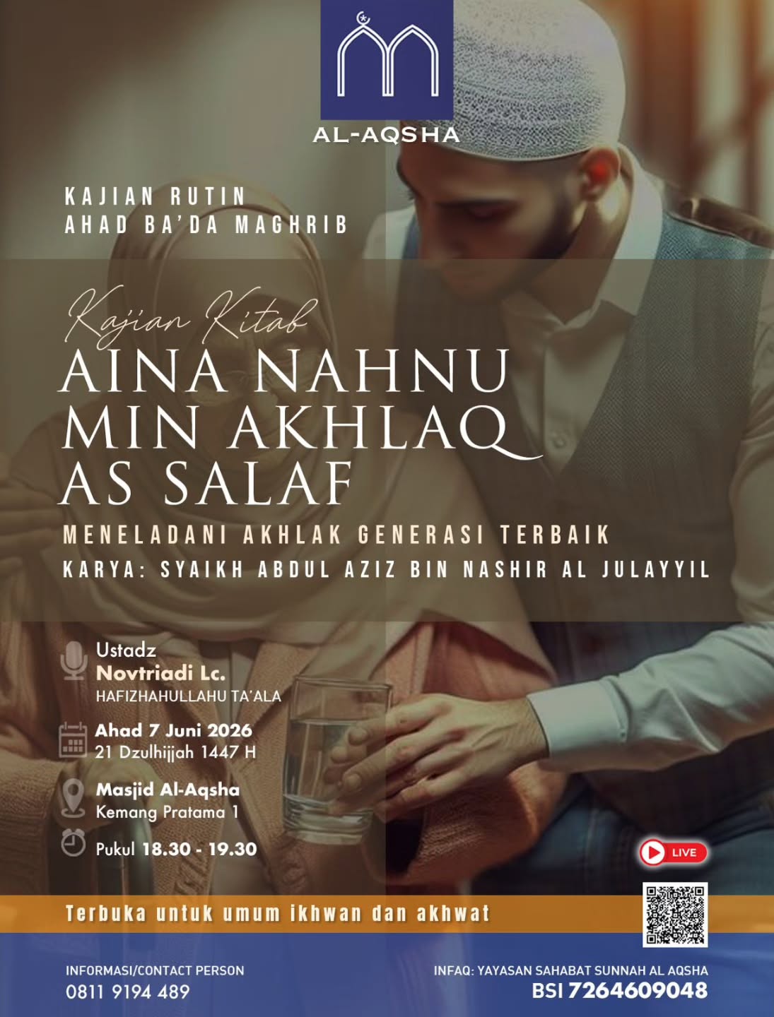 Kajian Kitab Aina Nahnu Min Akhlaq As Salaf