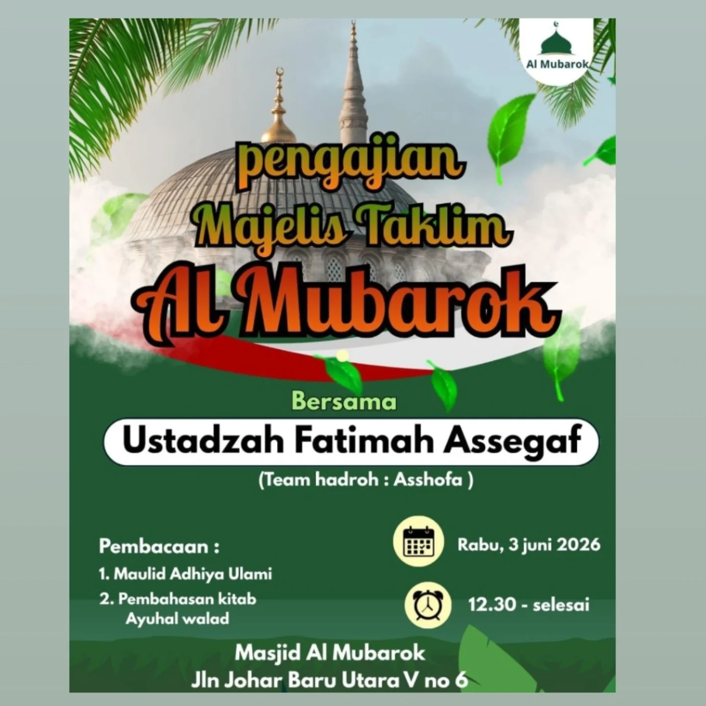 Pengajian Majelis Taklim Al Mubarak