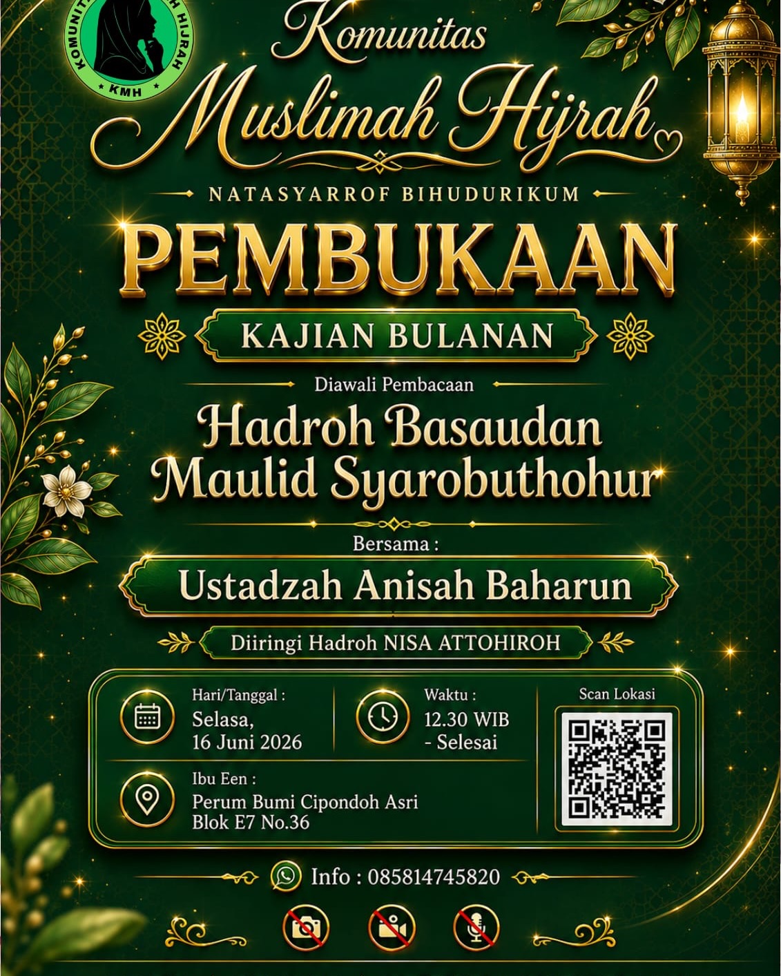 Pembukaan Kajian Bulanan