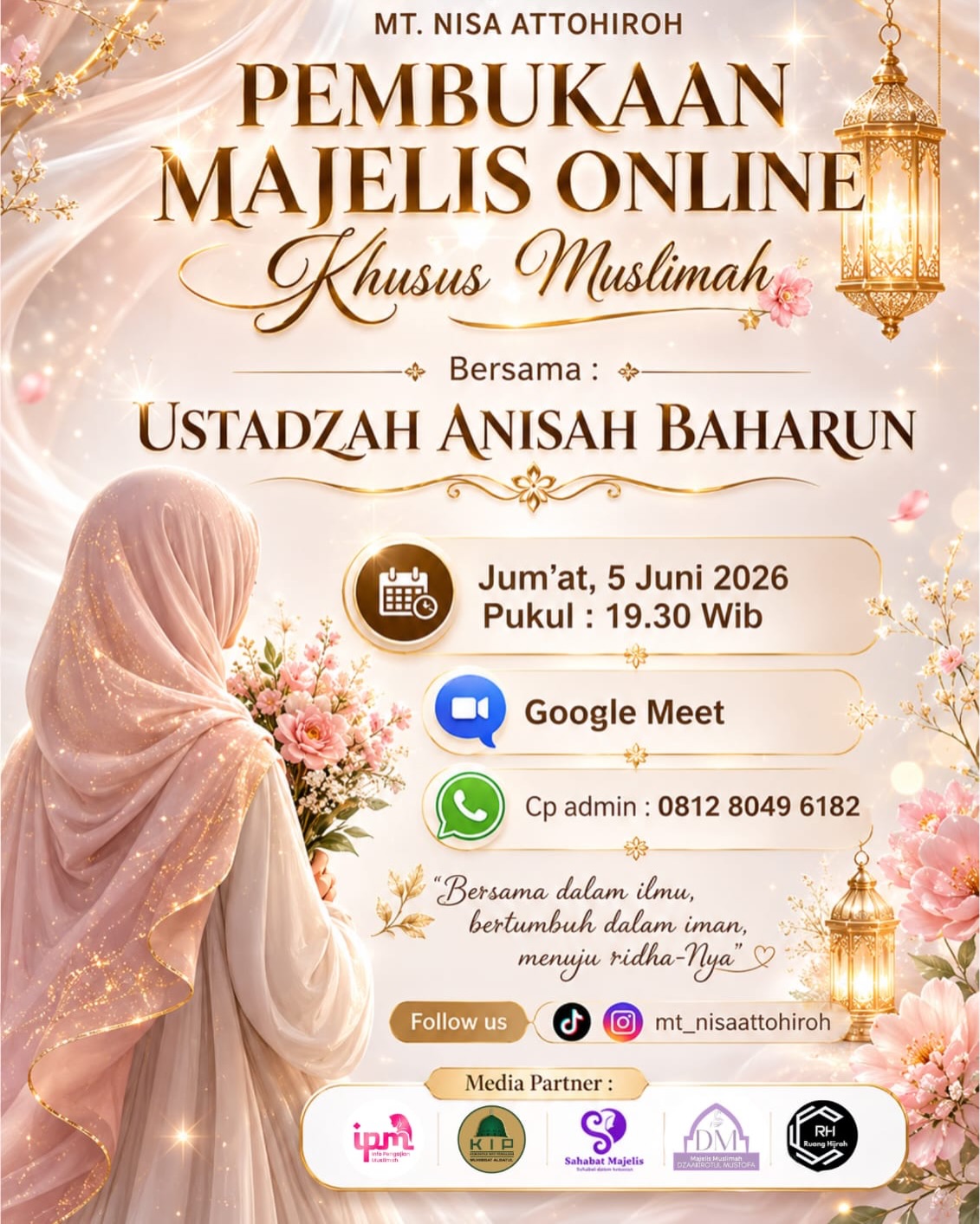 Bersama dalam ilmu, bertumbuh dalam iman, menuju ridha-Nya