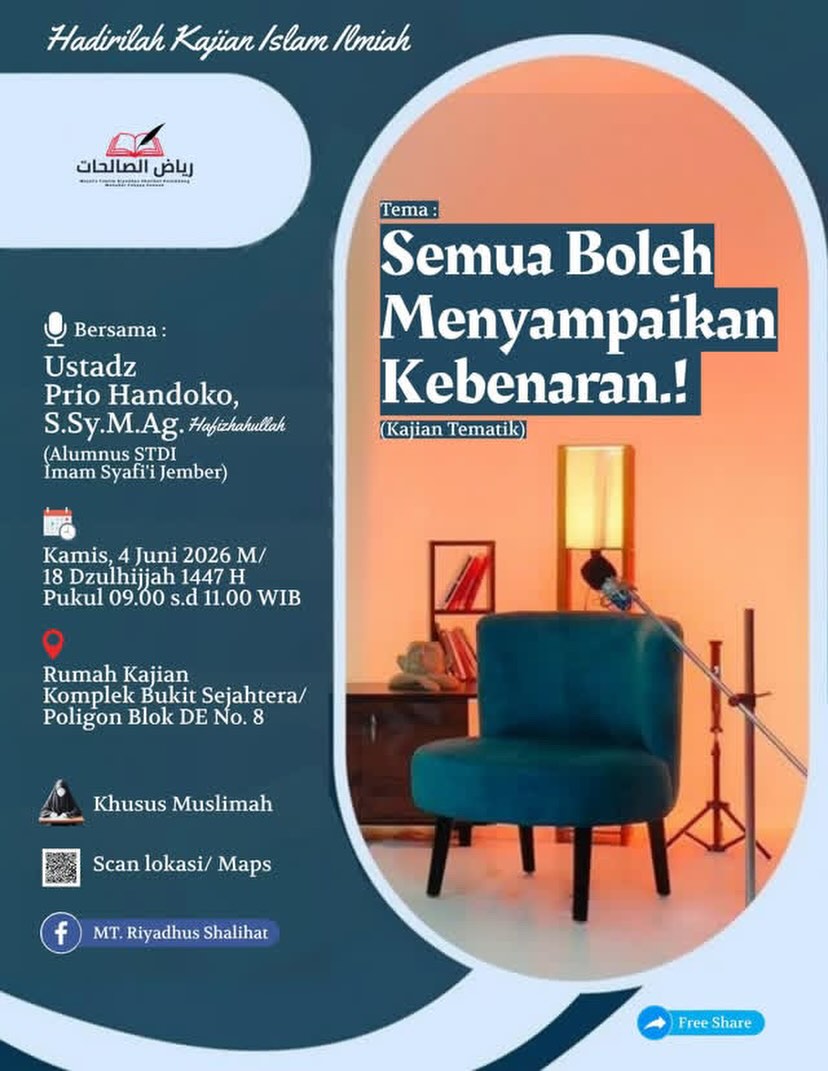 Semua Boleh Menyampaikan Kebenaran.!
