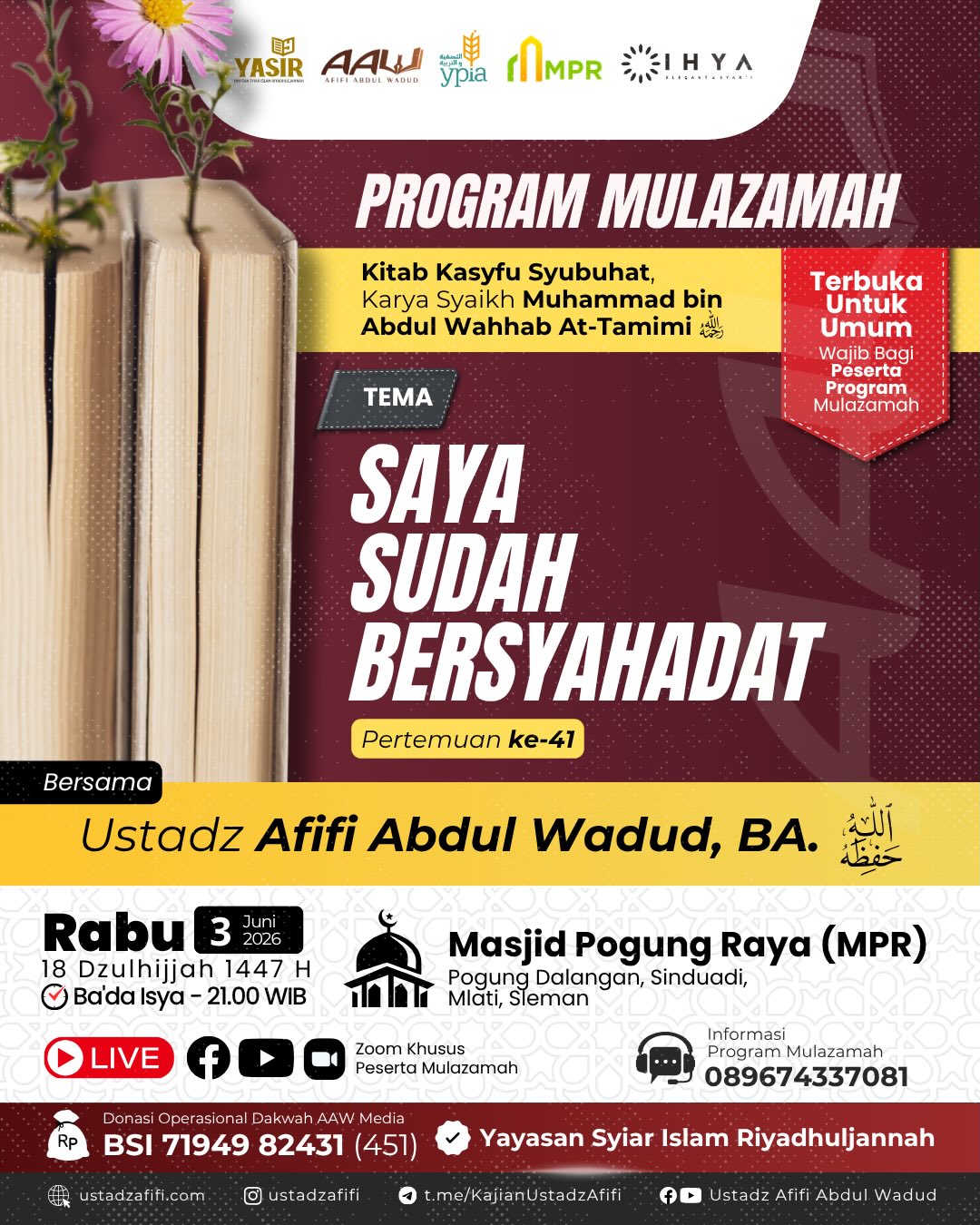 Saya Sudah Bersyahadat