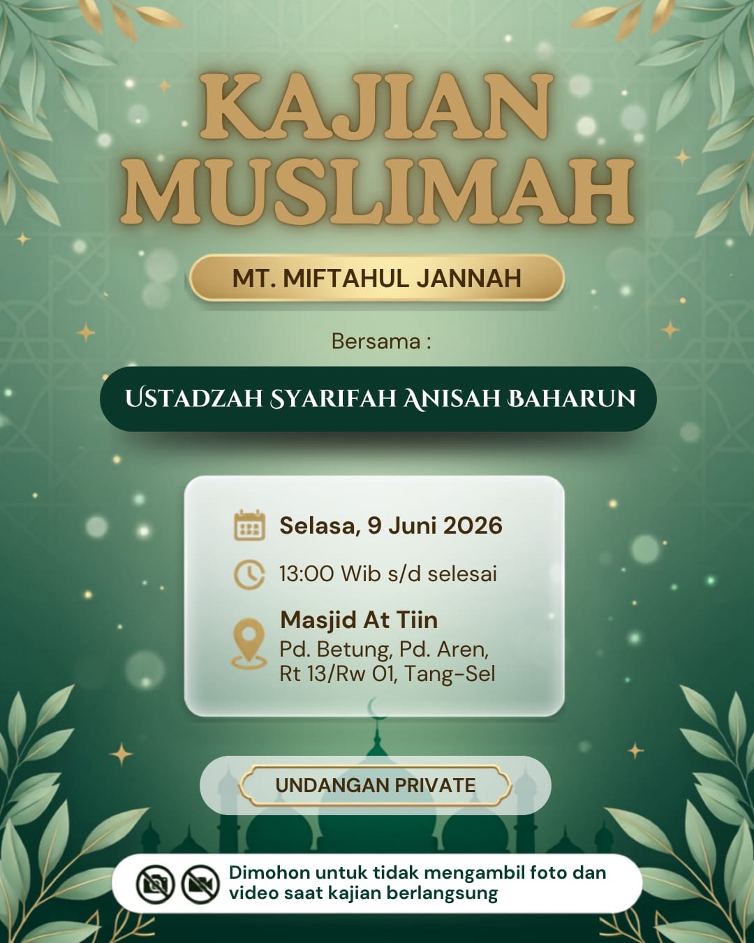 KAJIAN MUSLIMAH