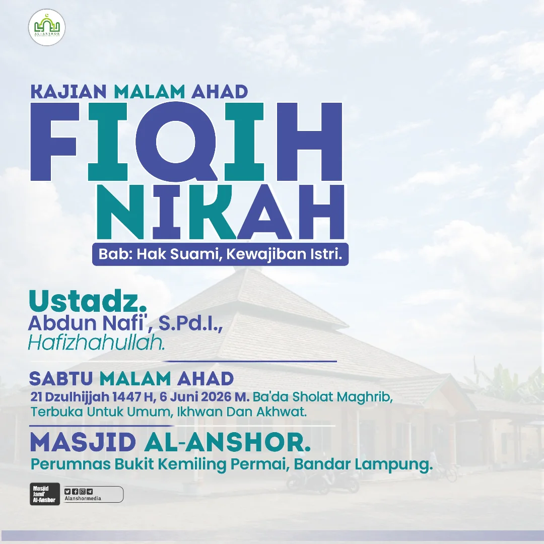 Kajian Malam Ahad FIQIH NIKAH