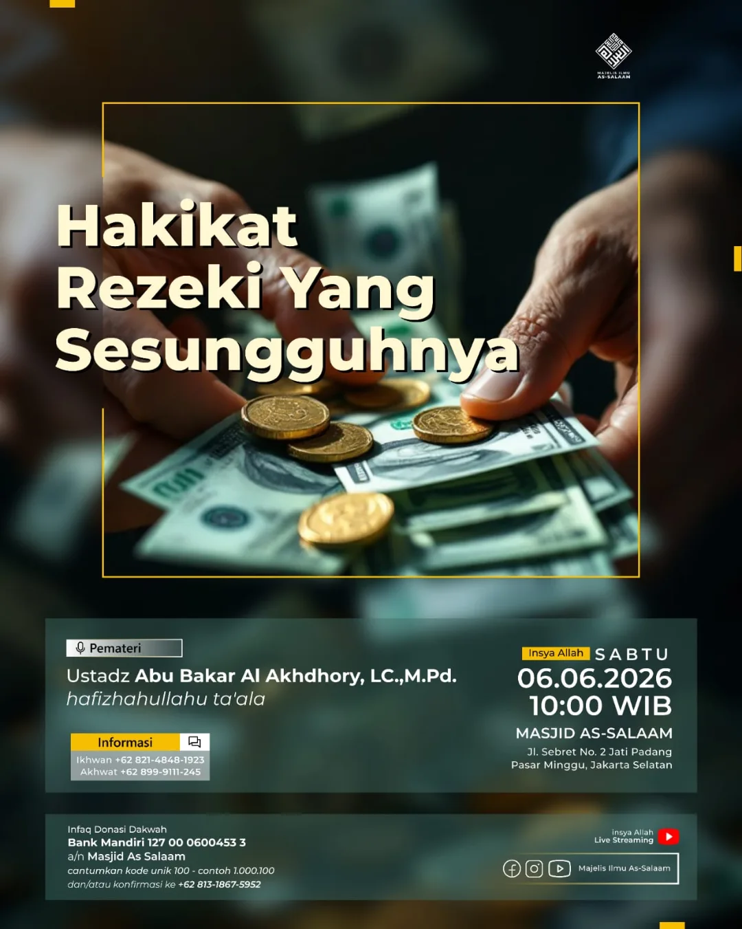 Hakikat Rezeki Yang Sesungguhnya
