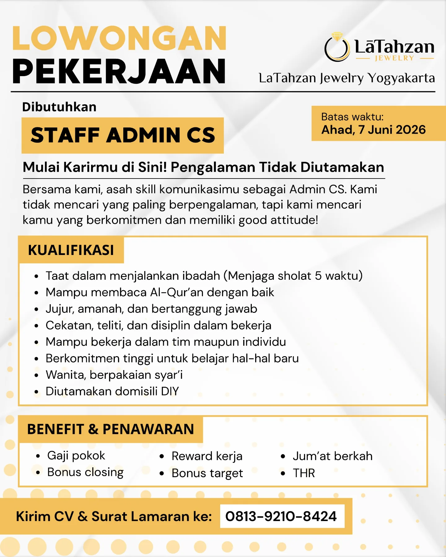 Lowongan Pekerjaan