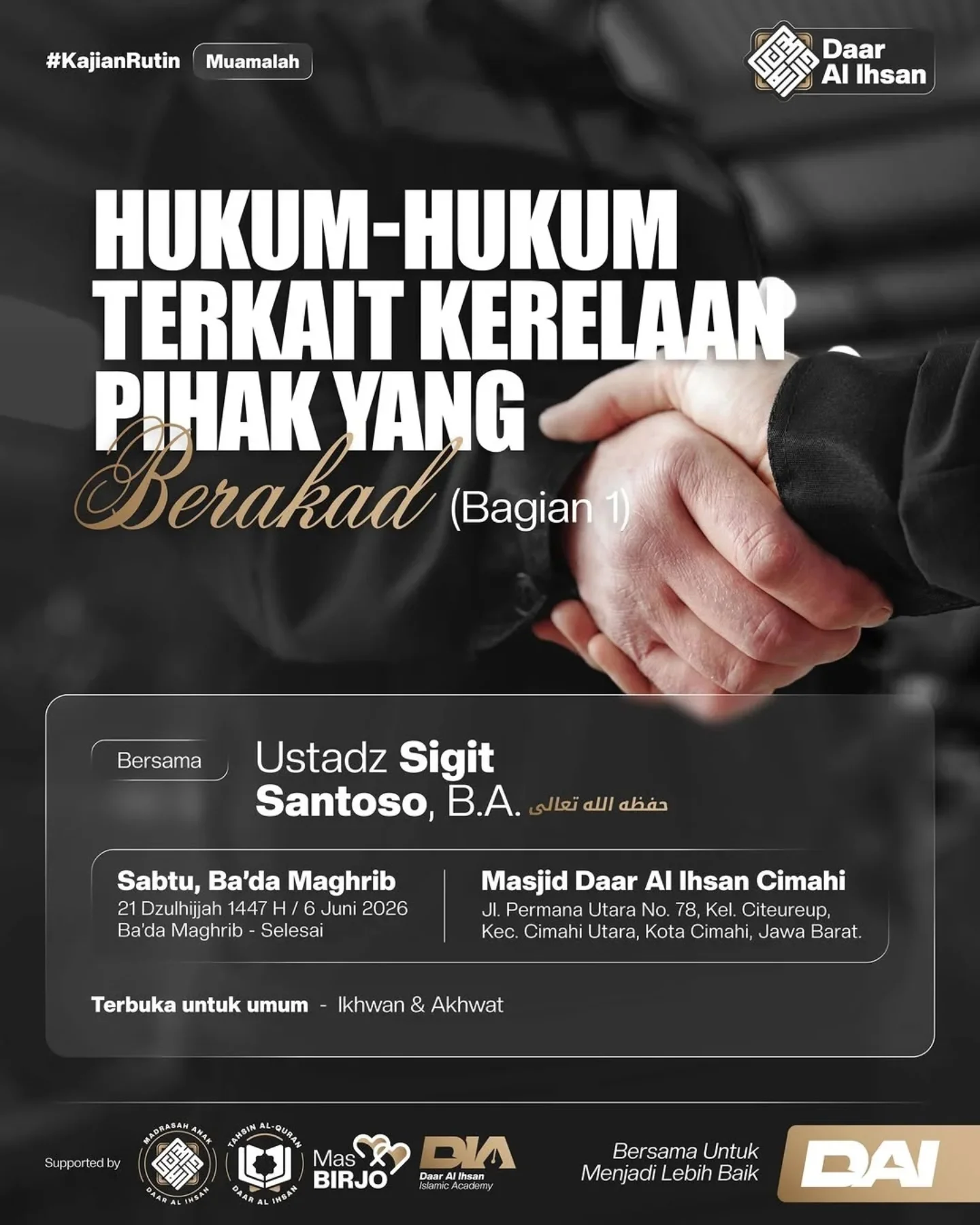 HUKUM-HUKUM TERKAIT KERELAAN PIHAK YANG Berakad (Bagian 1)