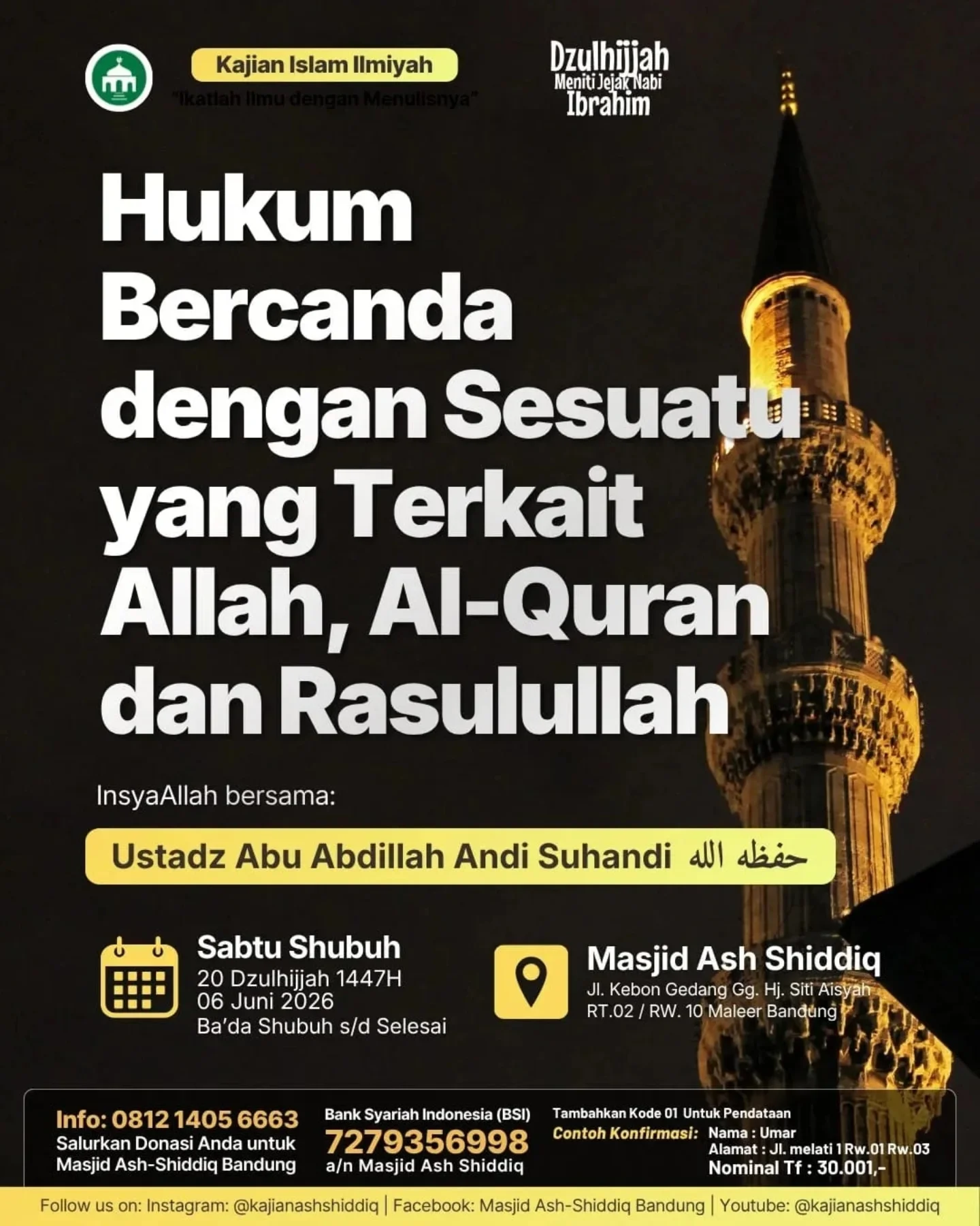 Hukum Bercanda dengan Sesuatu yang Terkait Allah, Al-Quran dan Rasulullah