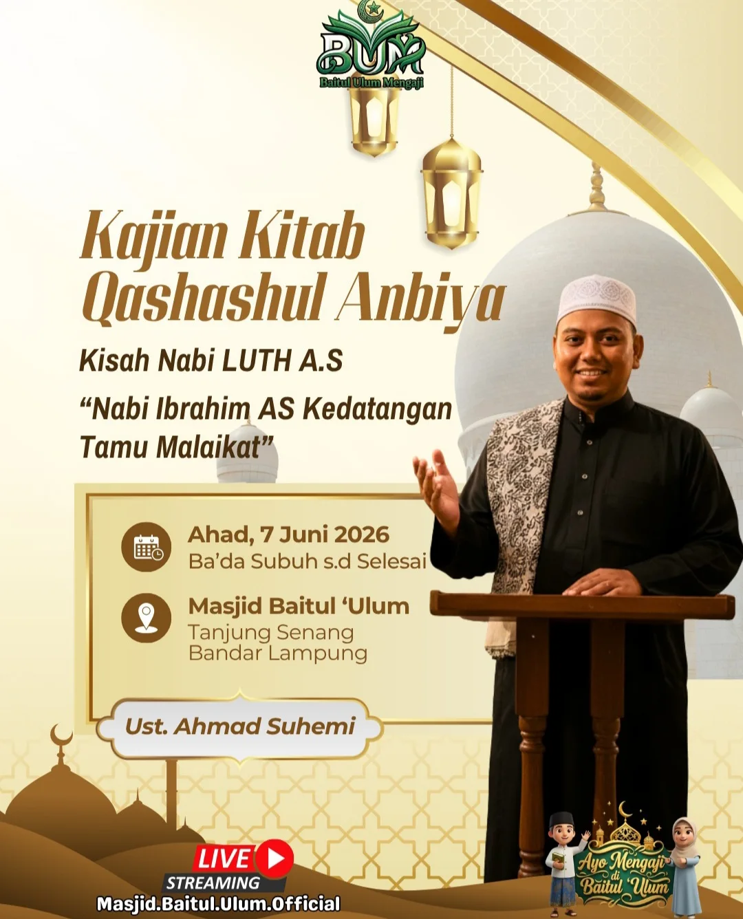 Kajian Kitab Qashashul Anbiyā