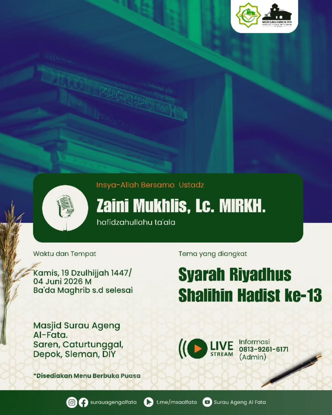Syarah Riyadhus Shalihin Hadist ke-13