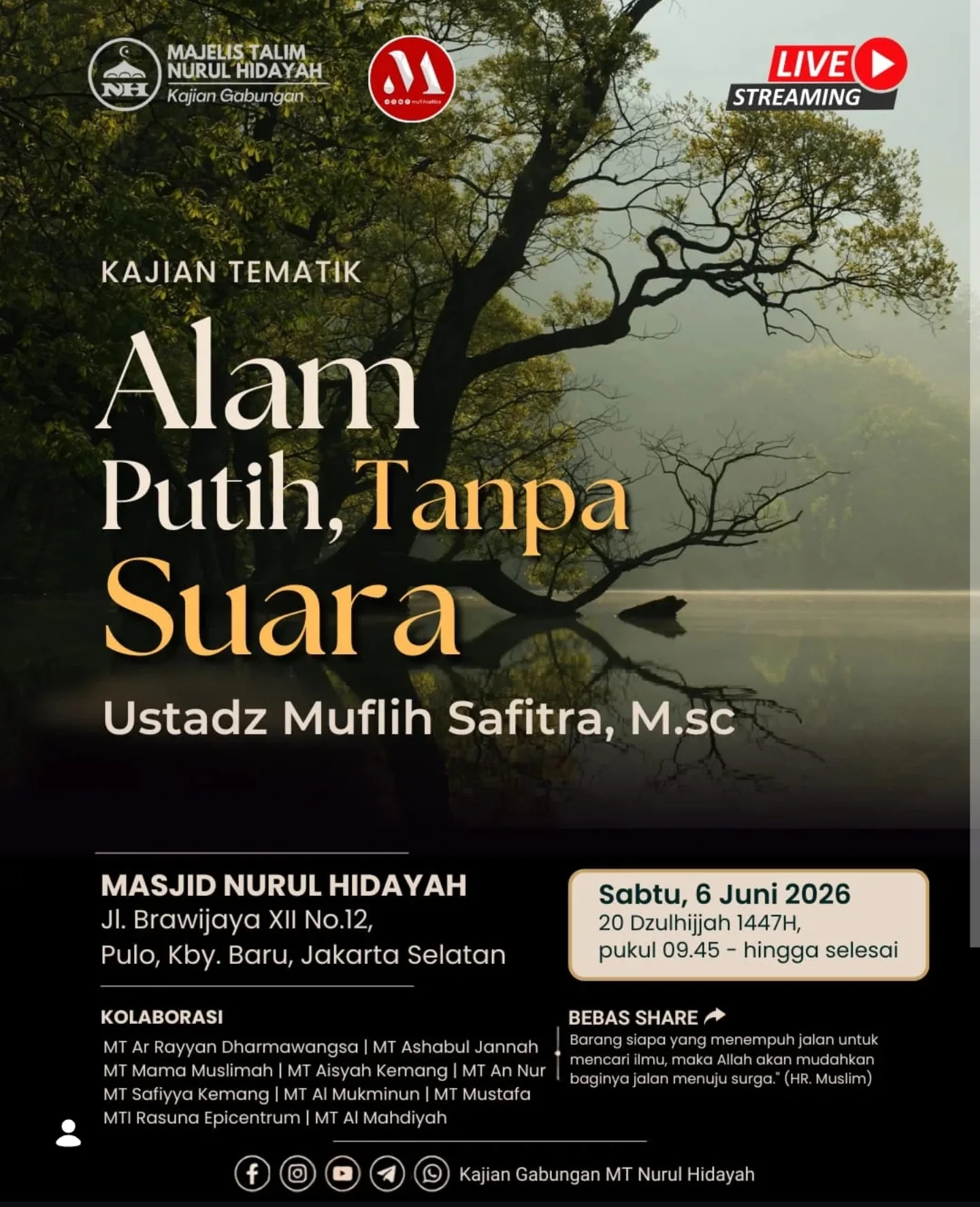 Alam Putih, Tanpa Suara