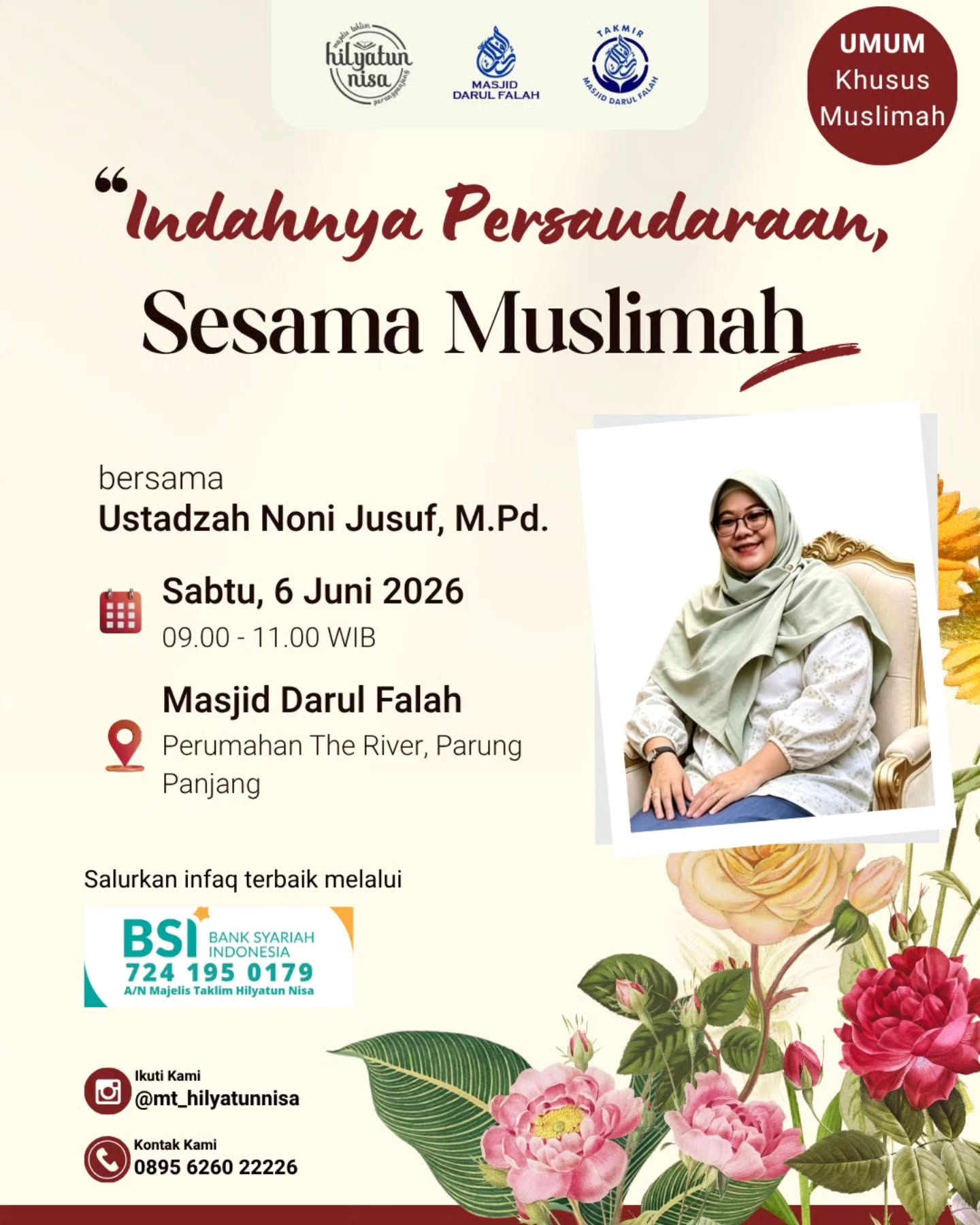 Indahnya Persaudaraan Sesama Muslimah