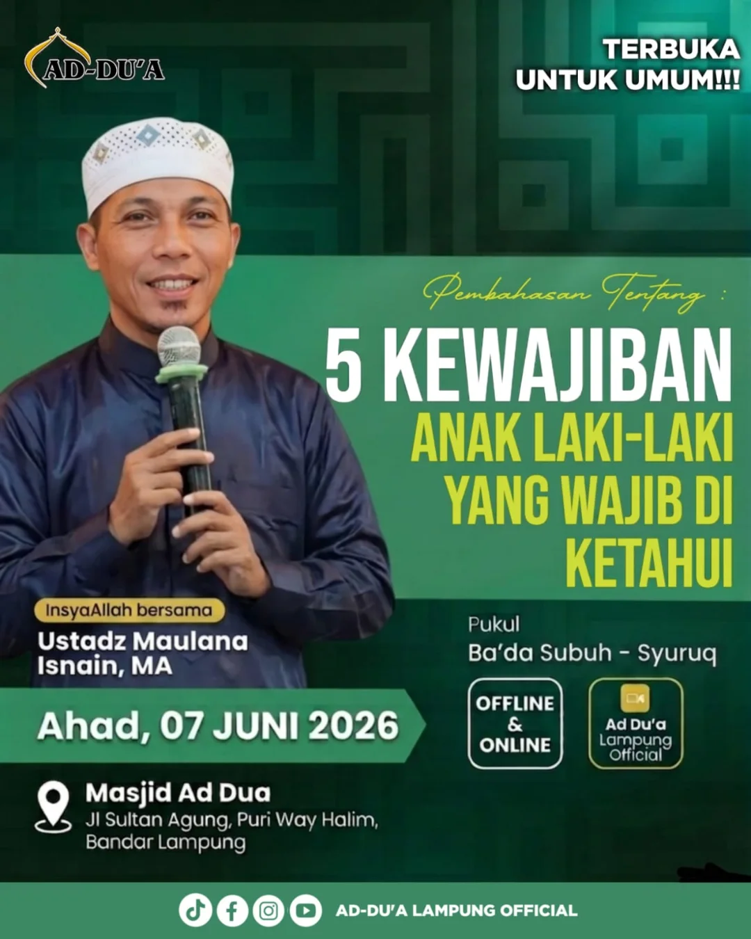 5 Kewajiban Anak Laki-Laki Yang Wajib Diketahui