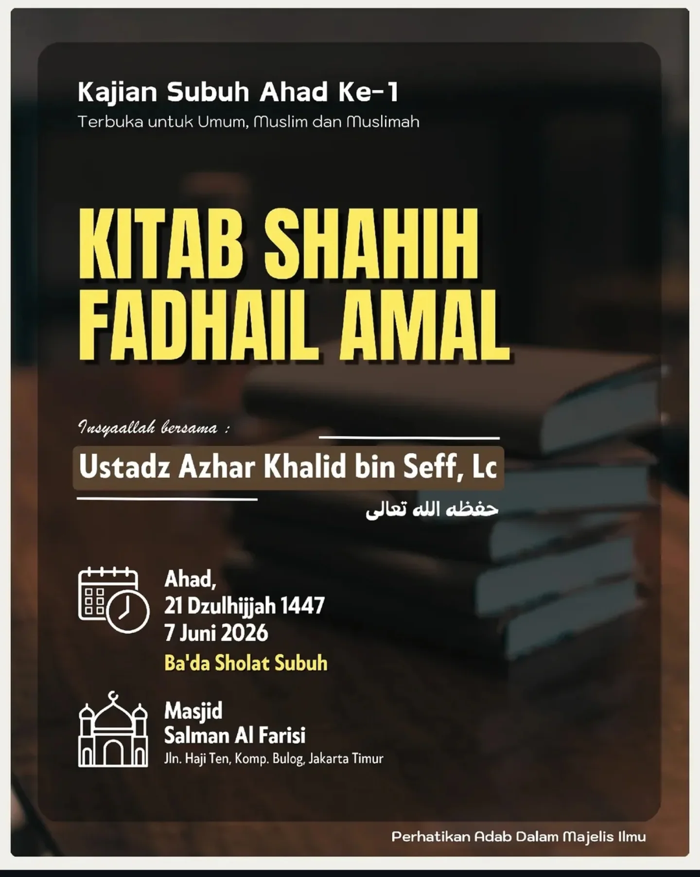 KITAB SHAHIH FADHAIL AMAL