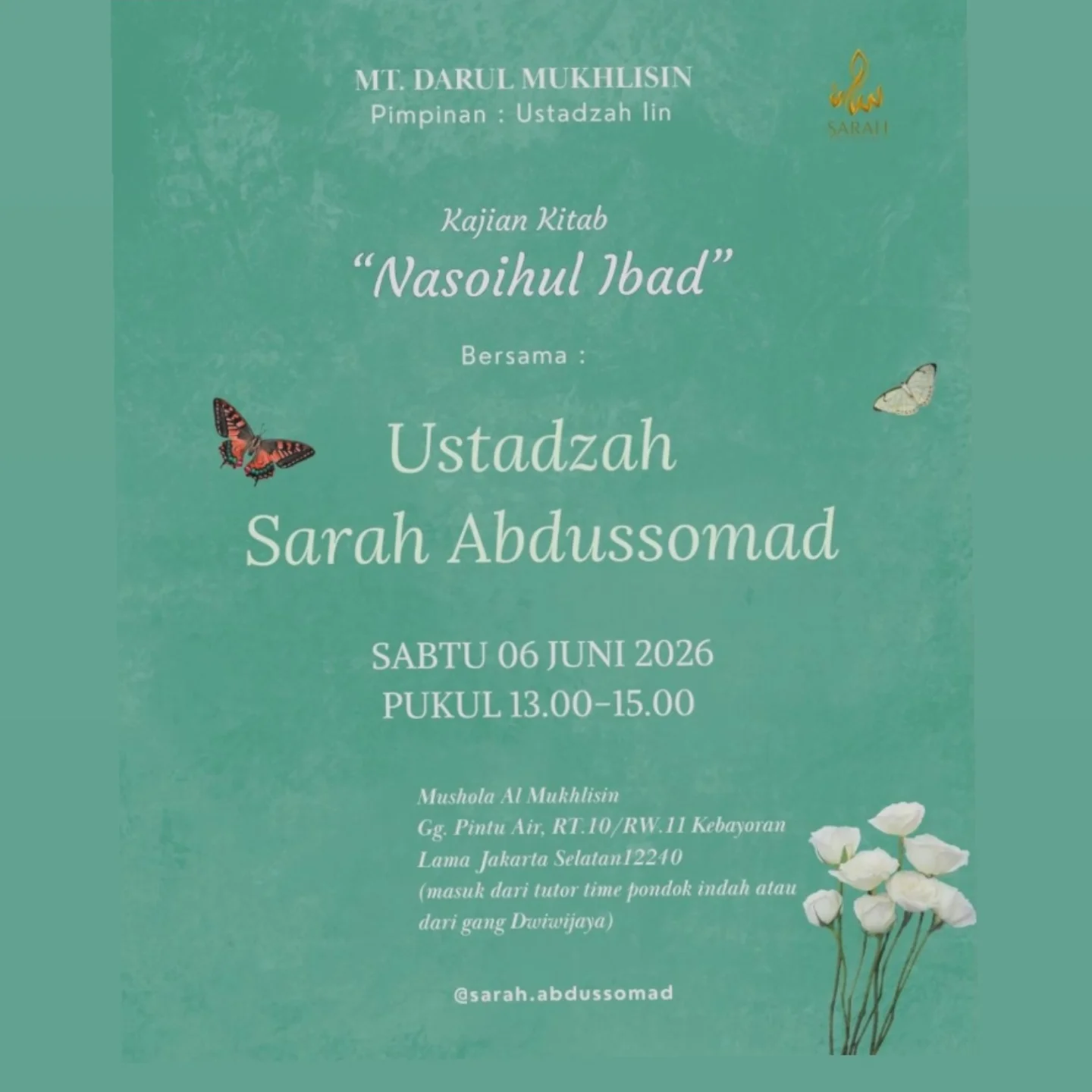 Kajian Kitab 'Nasoihul Ibad'