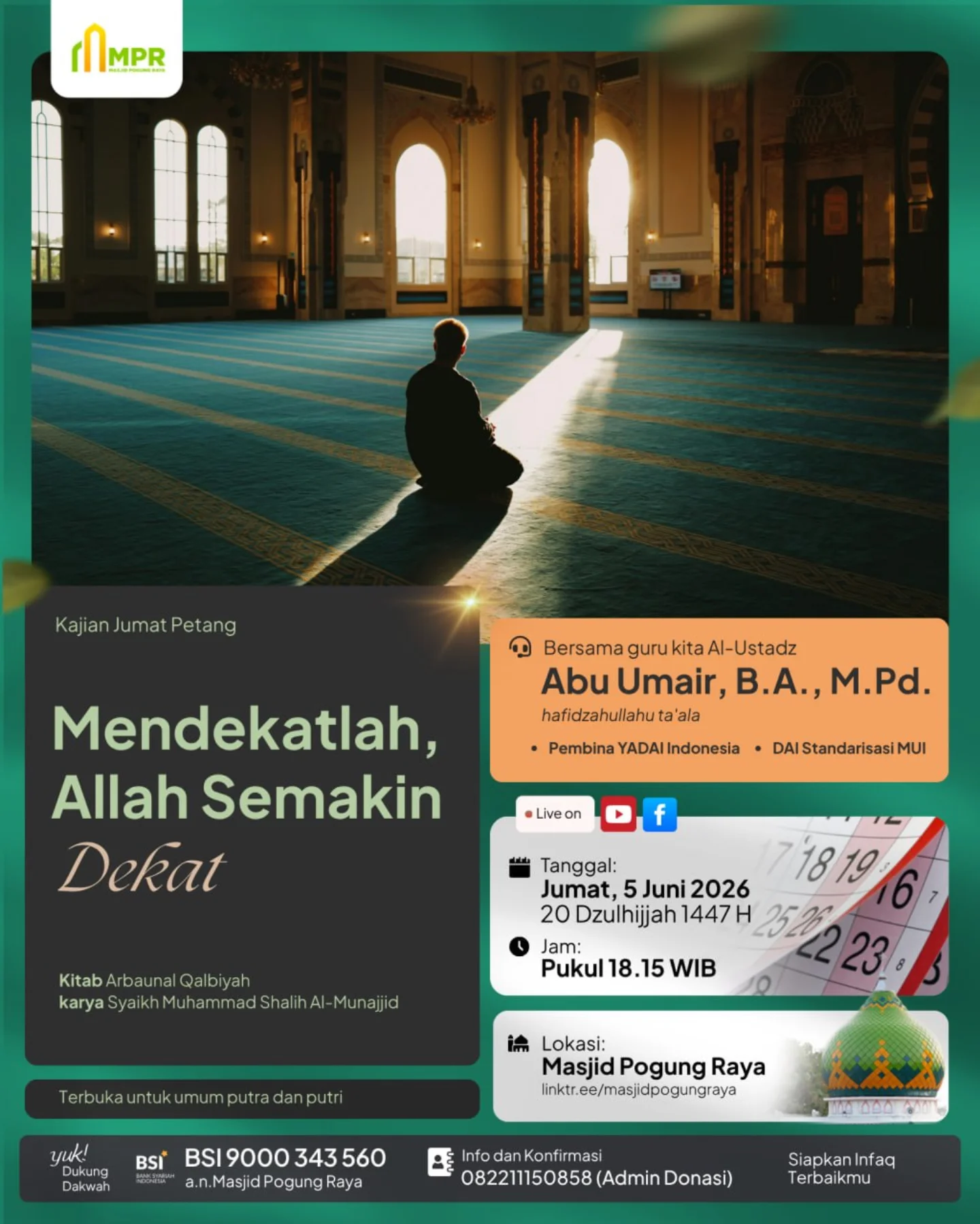 Mendekatlah, Allah Semakin Dekat